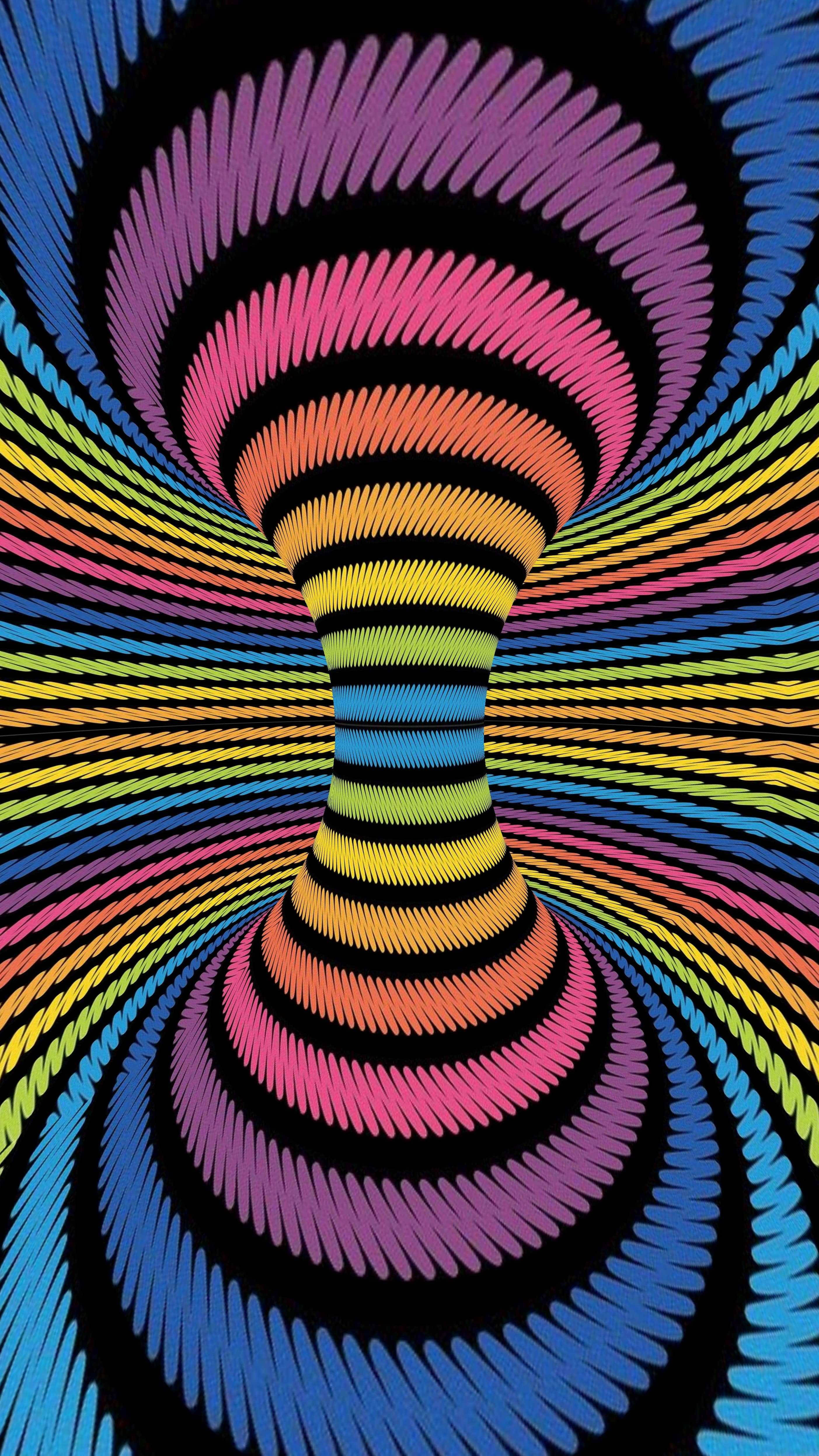 Download Weirdcore Optical Art Wallpaper