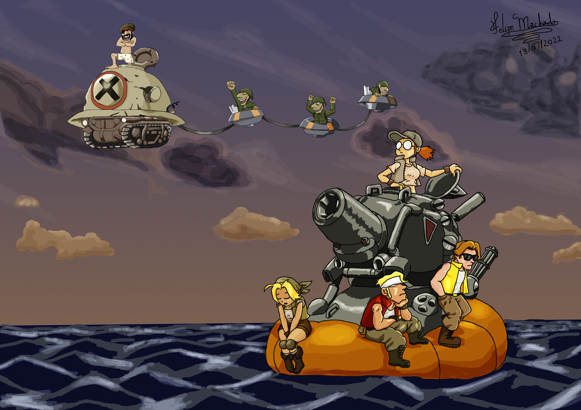 ArtStation - Metal slug x