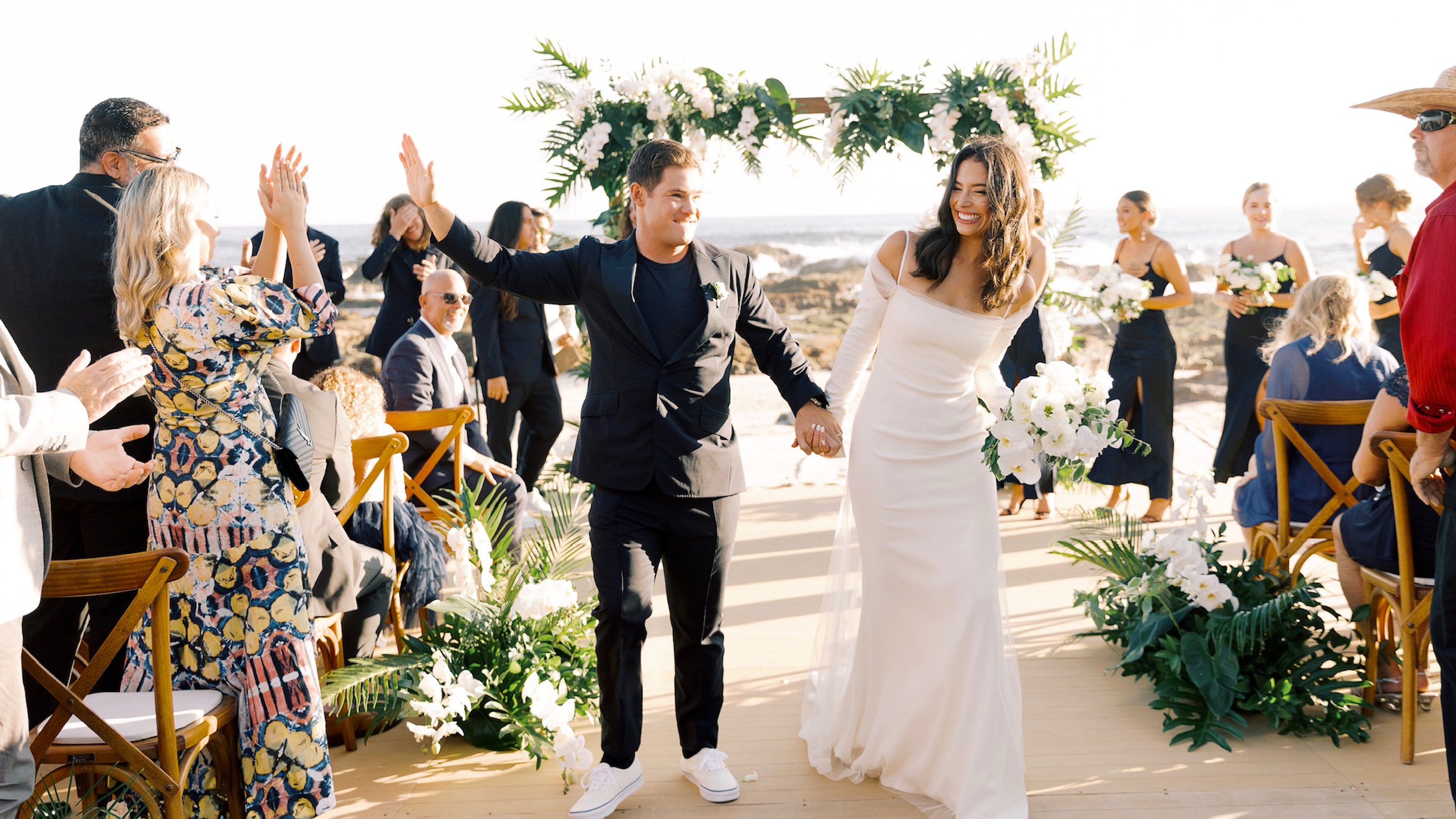Chloe Bridges and Adam Devine's Romantic Oceanside Wedding in Cabo San Lucas