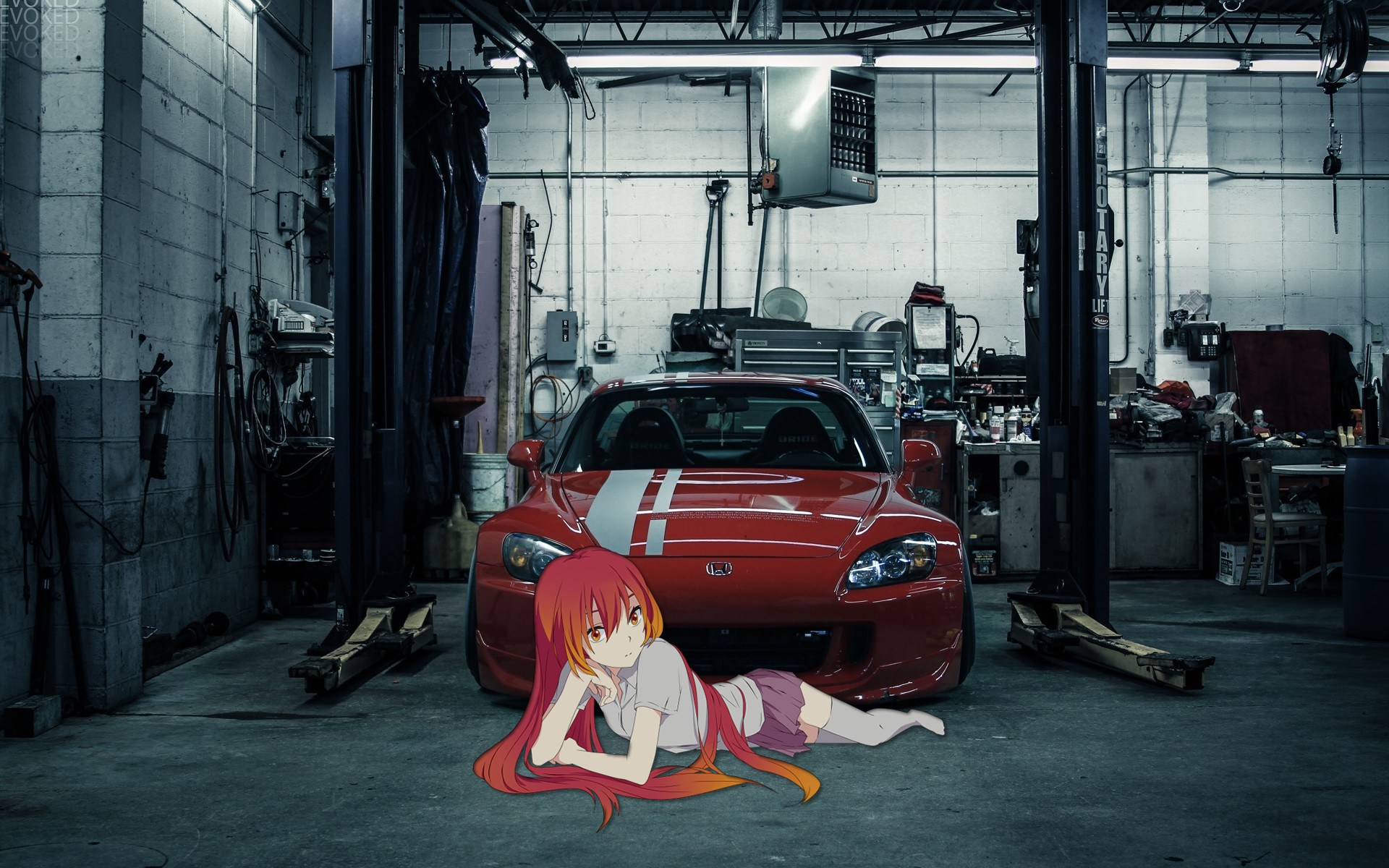 Picture In Picture, S2k, JDM, Anime Girls Gallery HD Wallpaper