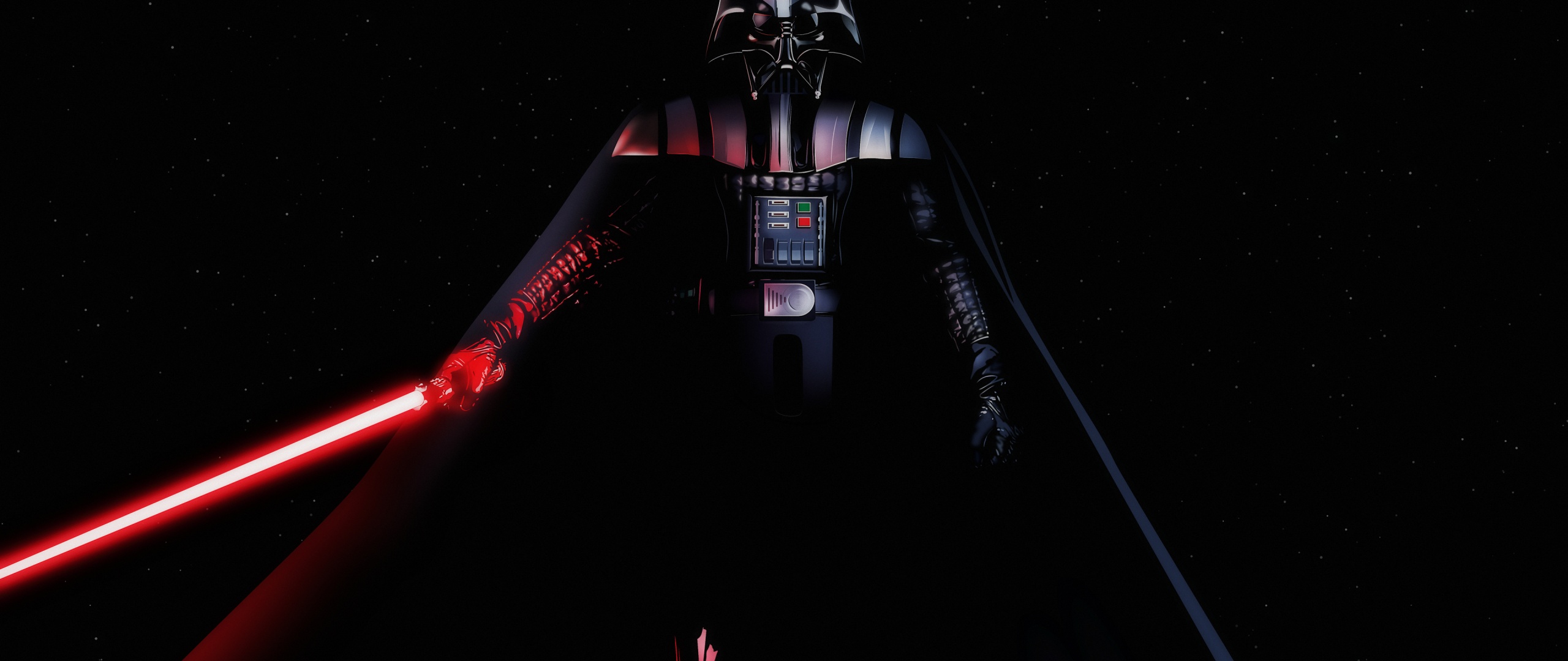 Darth Vader Wallpaper 4K, Black background, Graphics CGI
