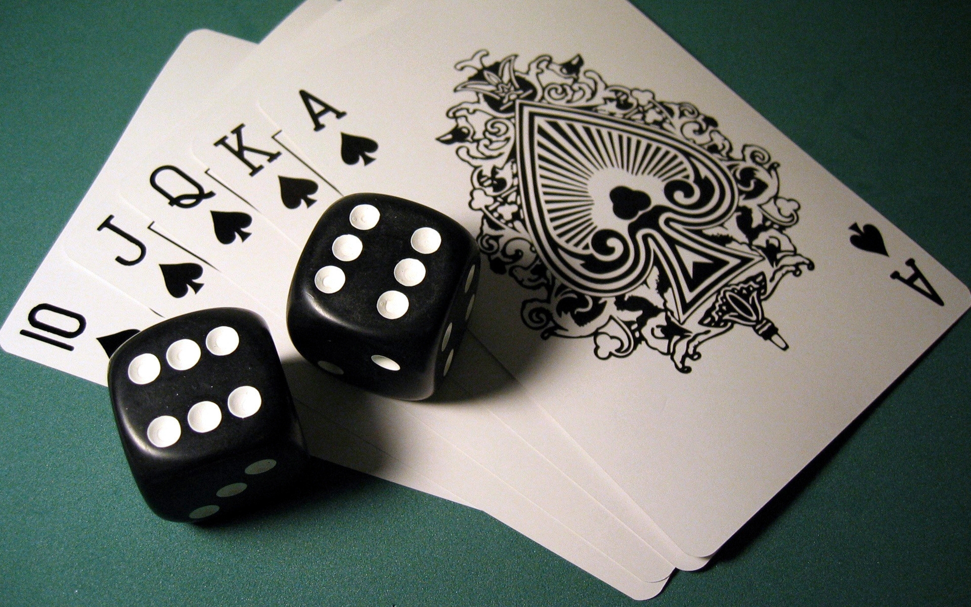 Wallpaper, table, cards, poker, gambling, games, craps, font, dice game, product design 1920x1200