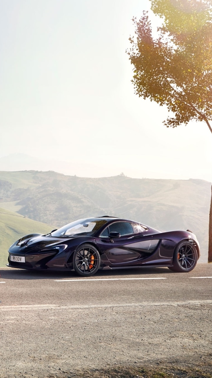 Wallpaper / Vehicles McLaren P1 Phone Wallpaper, Car, Purple Car, Vehicle, McLaren, Supercar, 720x1280 free download