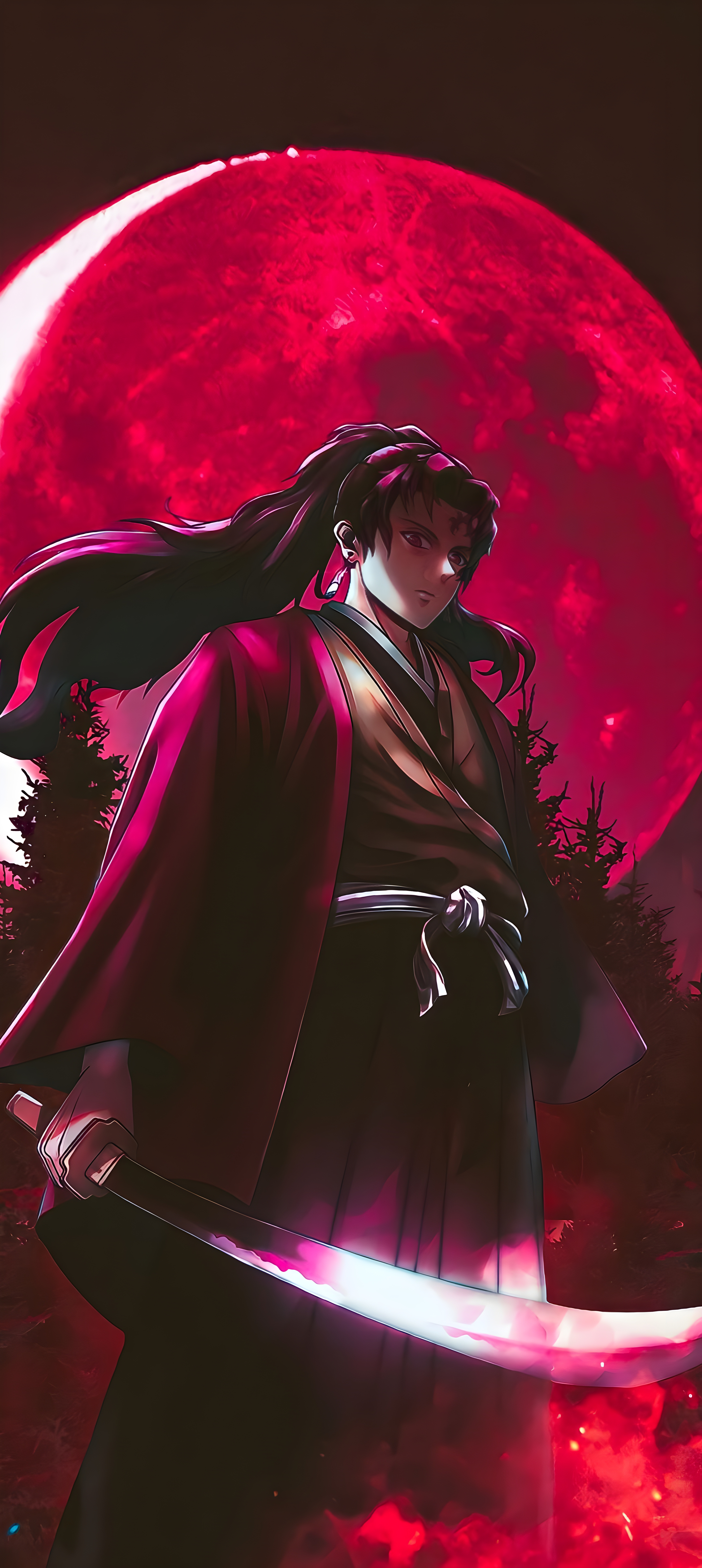 Wallpaper Demon Slayer, Demon Slayer Kimetsu no Yaiba, Tanjiro Kamado, Anime, Sleeve, Background Free Image