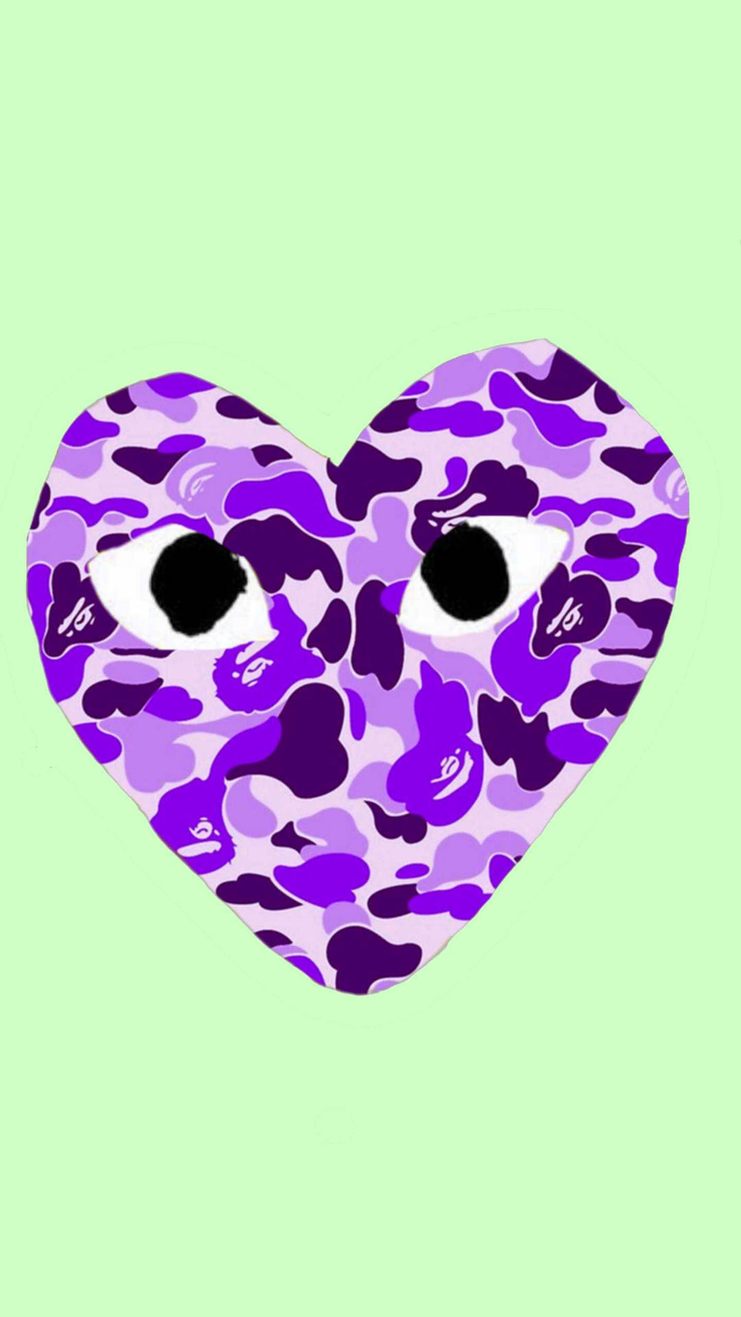 Download Cdg Purple Green Wallpaper