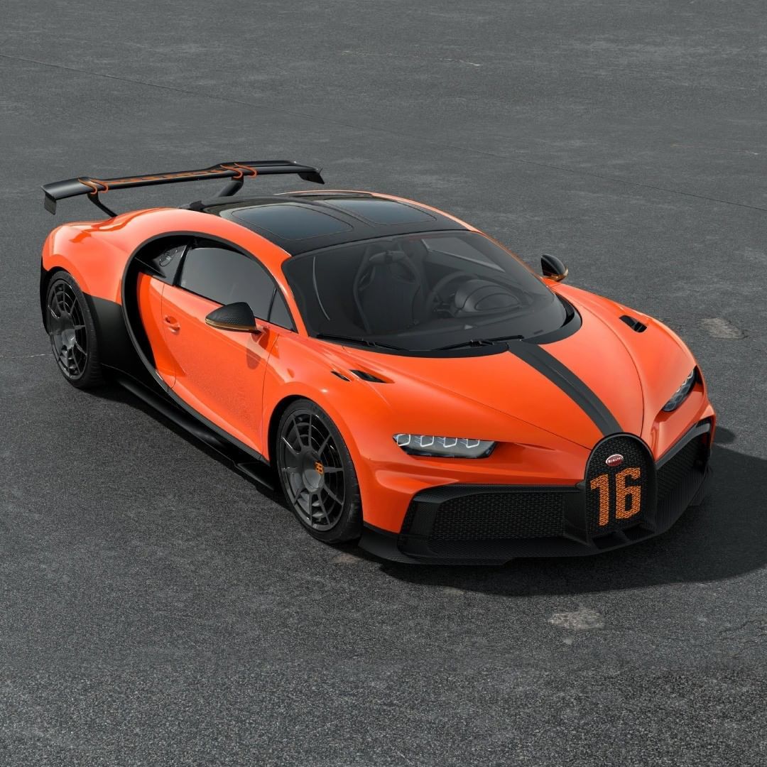 BUGATTI on Instagram: “Another stellar option for the CHIRON Pur Sport would be this vivid orange and black com. Sports cars bugatti, Bugatti chiron, Bugatti cars