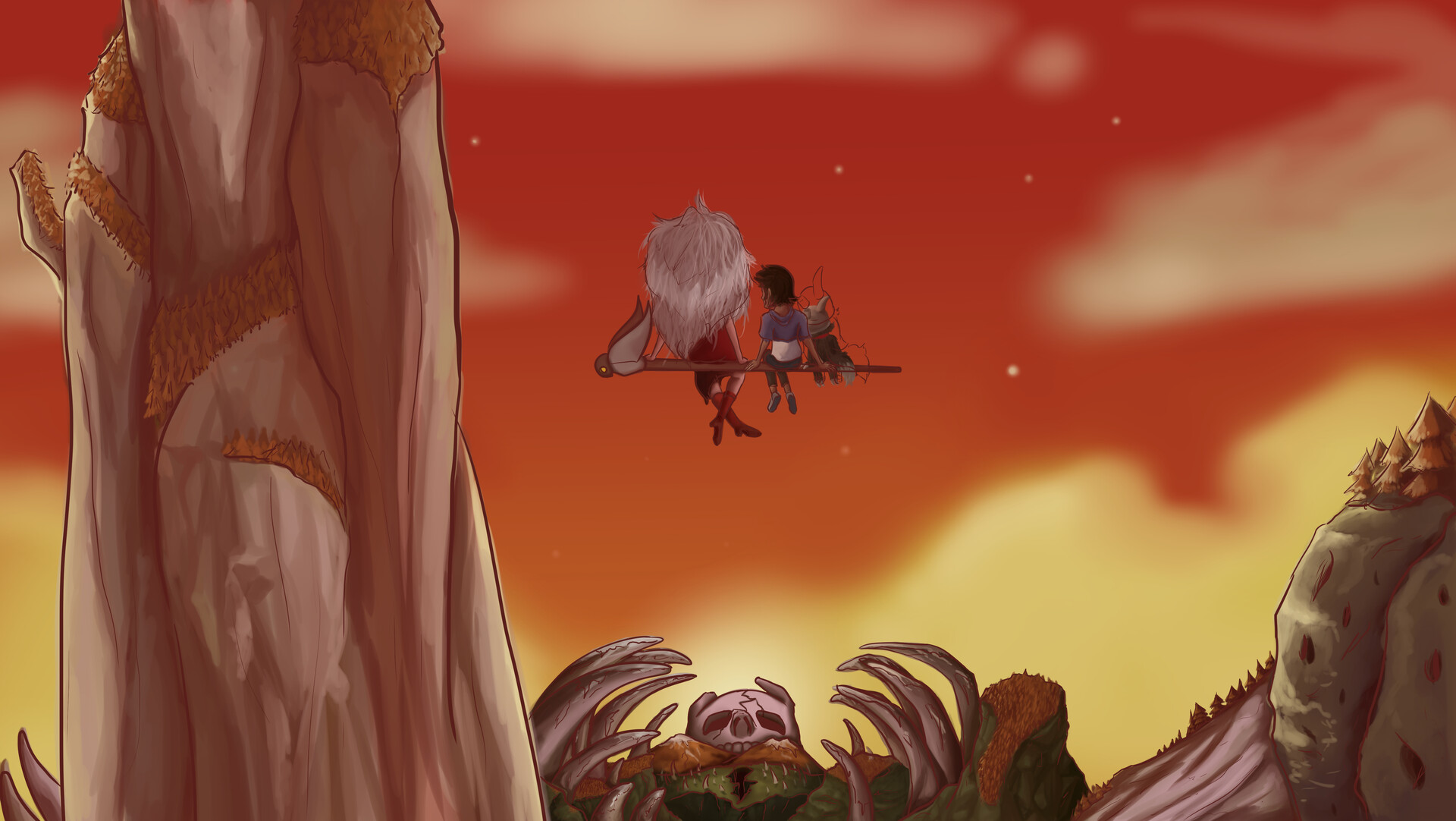 Titan Sunset Owl House redraw