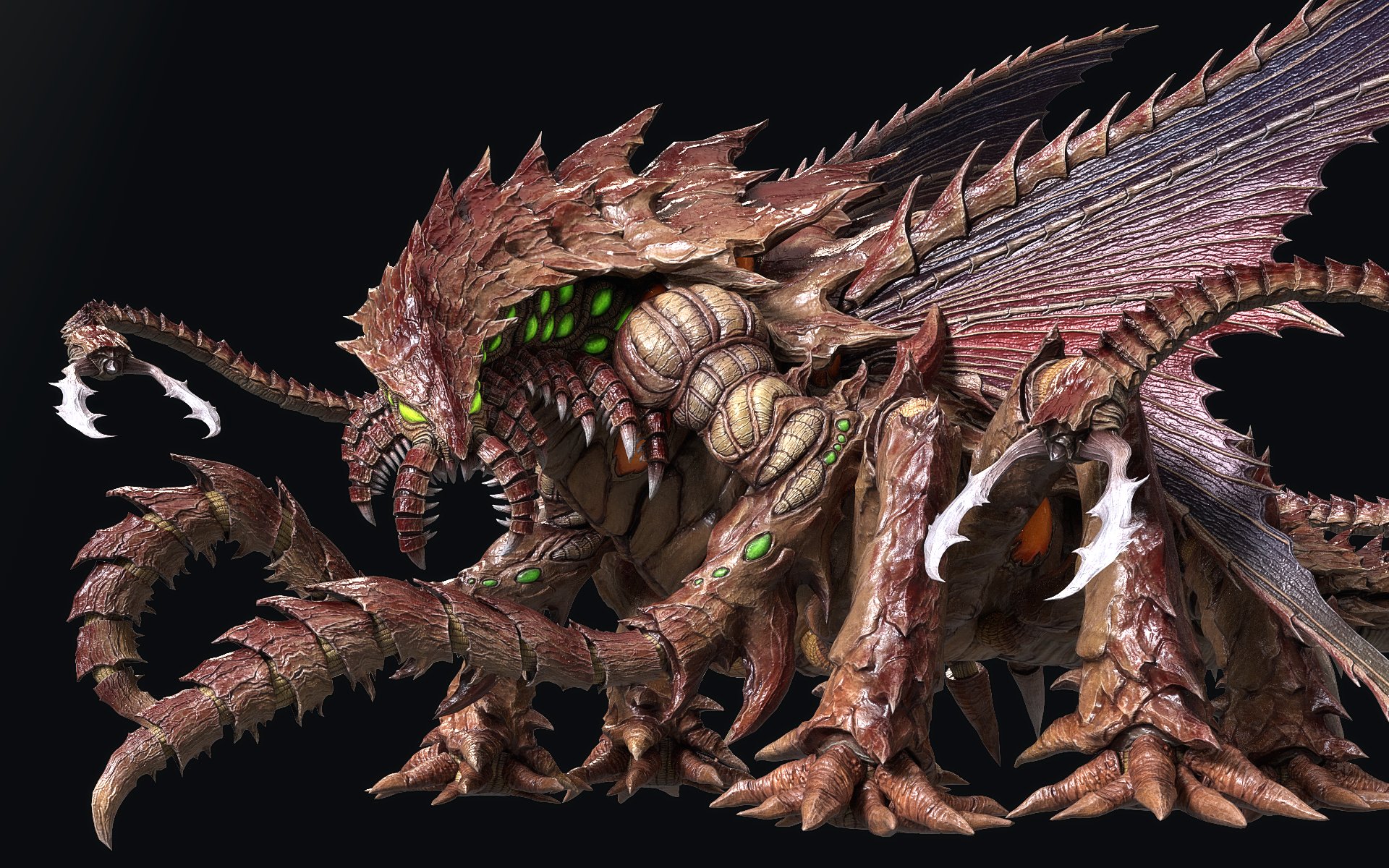 Matt Frank ALL MONSTERS ATTACK May 5 7! Massive CG Render Of MAGITA, The Final Boss Of Godzilla: Rulers Of Earth, Designed By Myself And Conceptualized