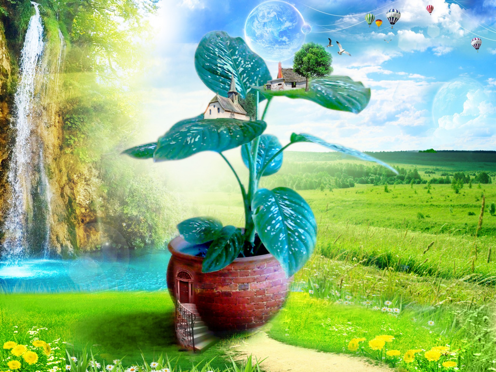 Fantasy Flower wallpaper. Fantasy Flower