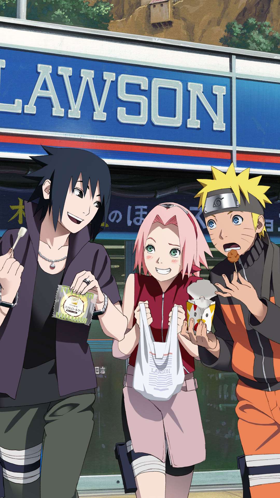 Naruto Team 7 Wallpaper for iPhone and Android