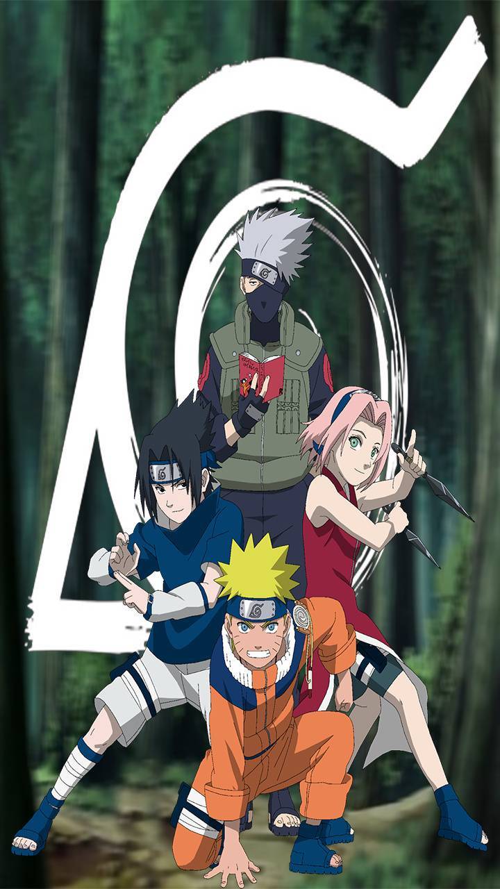 Team 7 Naruto iPhone Wallpaper