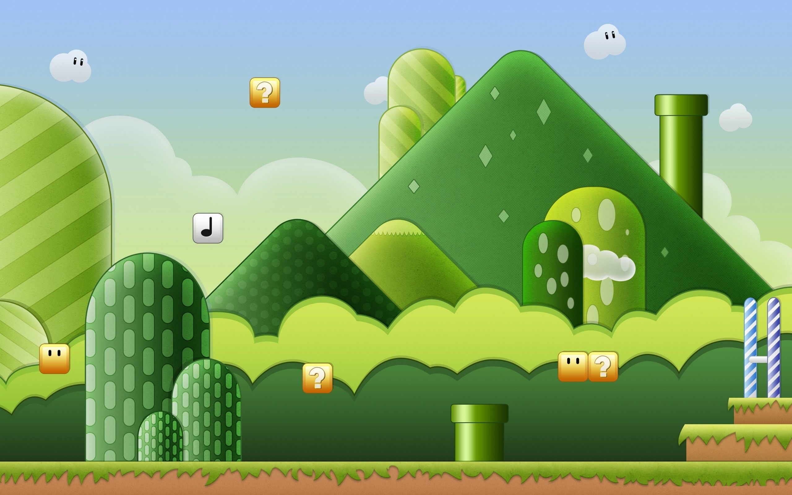 Super Mario HD Background