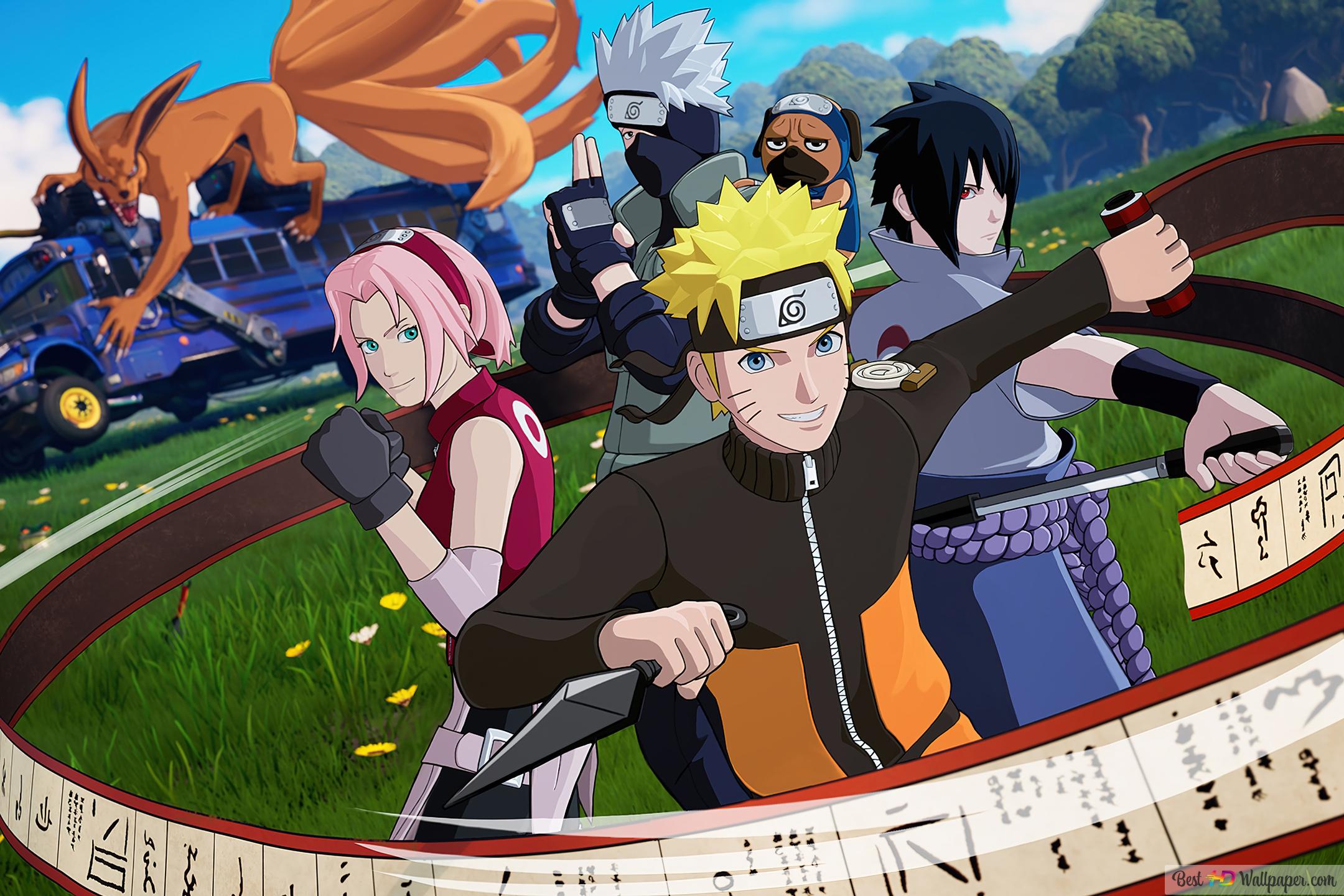 Fortnite Naruto Shippuden 4K wallpaper download