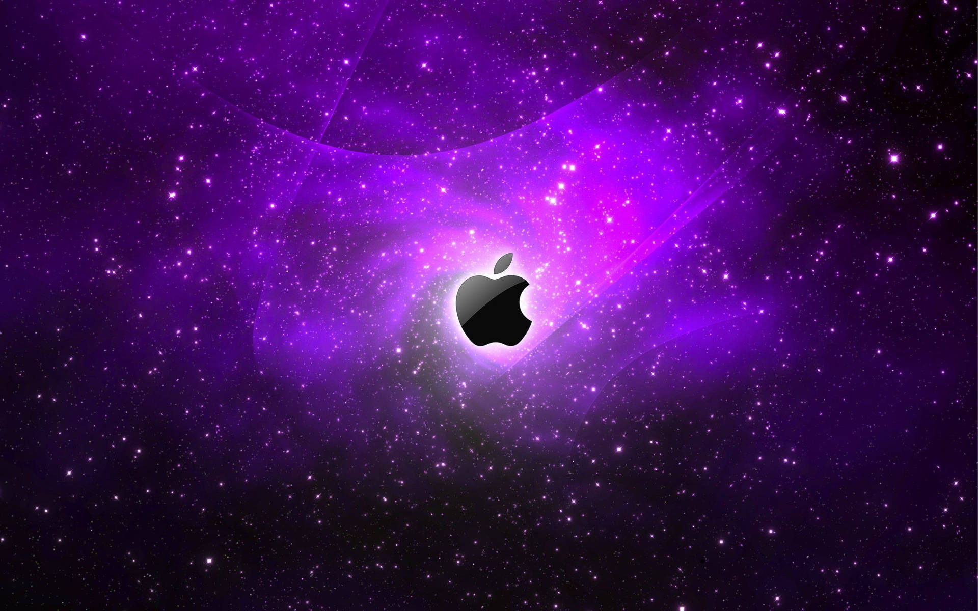 Download Black And Purple Aesthetic Apple Wallpaper