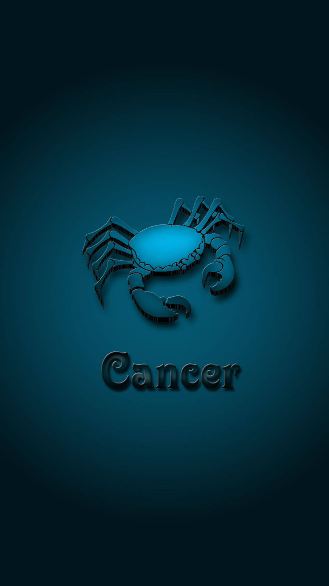 Download Cancer Blue Crab 3D Symbol Wallpaper