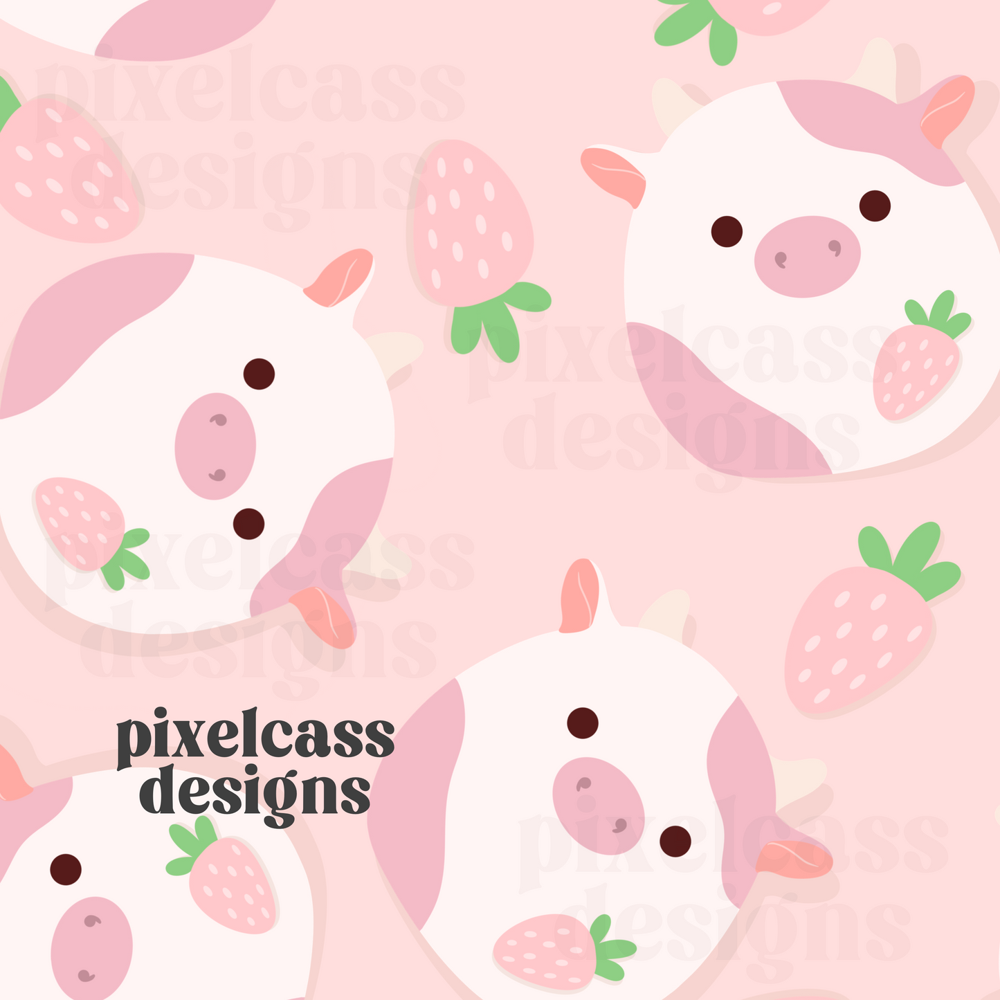 Strawberry Cow Wallpapers  Wallpaper Cave
