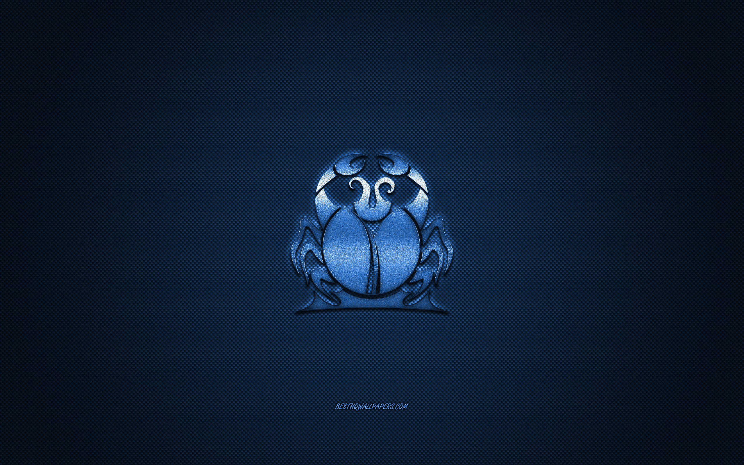 Download wallpaper Cancer zodiac sign, metallic signs of the zodiac, Cancer, blue carbon background, Cancer Horoscope sign, Cancer zodiac symbol for desktop with resolution 2560x1600. High Quality HD picture wallpaper