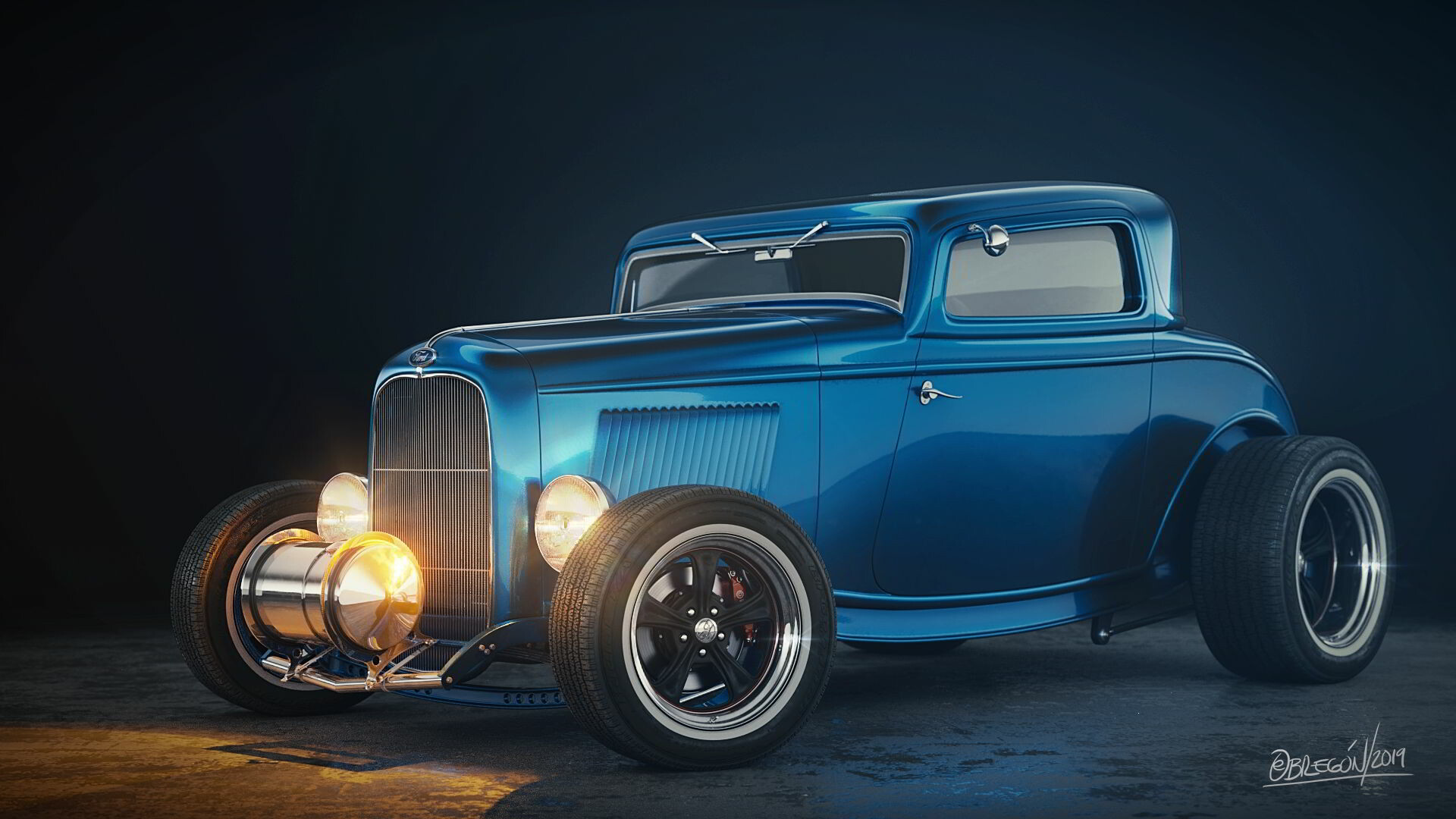 1932 Ford 3 Windows HOT ROD