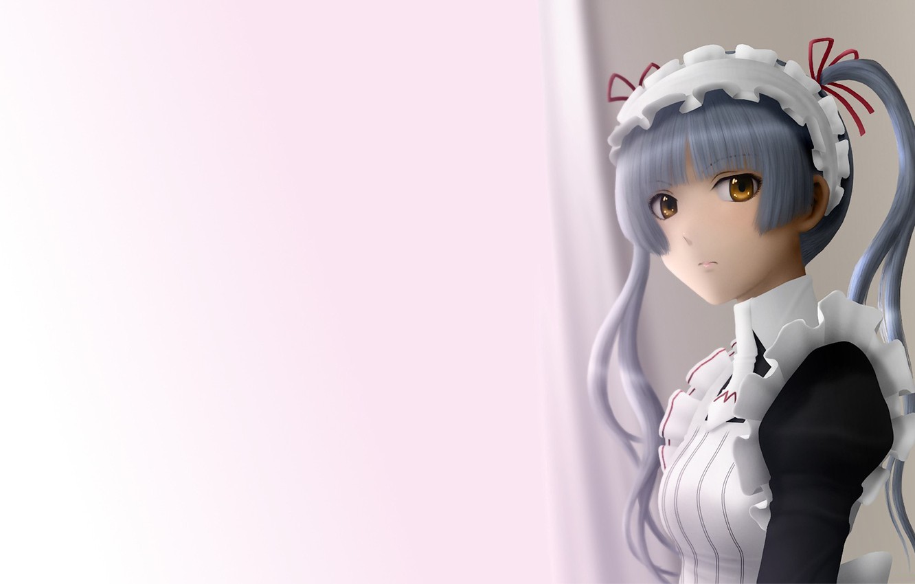 Wallpaper girl, the maid, Matsurika Shinoji, Matsuri With Shino Mamaji, Maria Holic image for desktop, section прочее