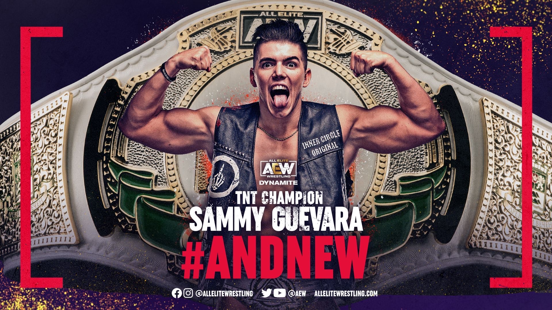 All Elite Wrestling - #ANDNEW! is the TNT Champion #AEWDynamite