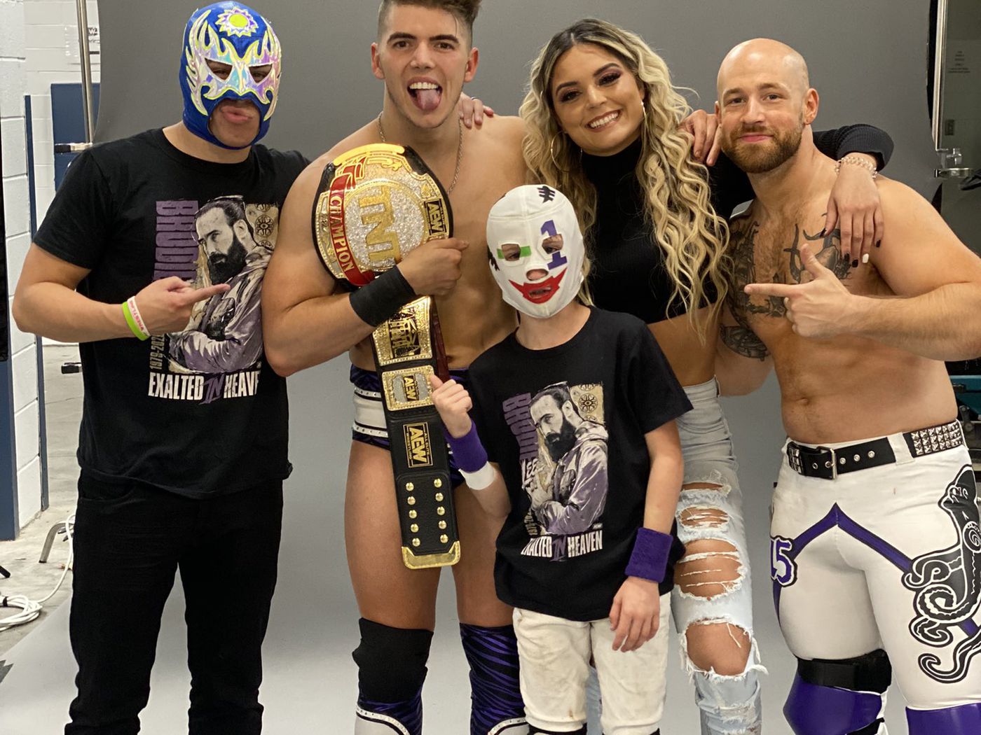 Sammy Guevara already got his own TNT title belt