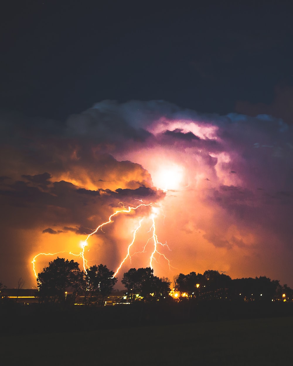 Rain Lightning Picture. Download Free Image