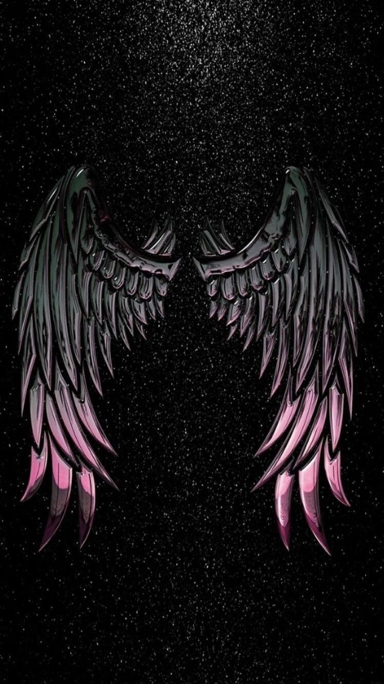 Pink Wings Wallpaper