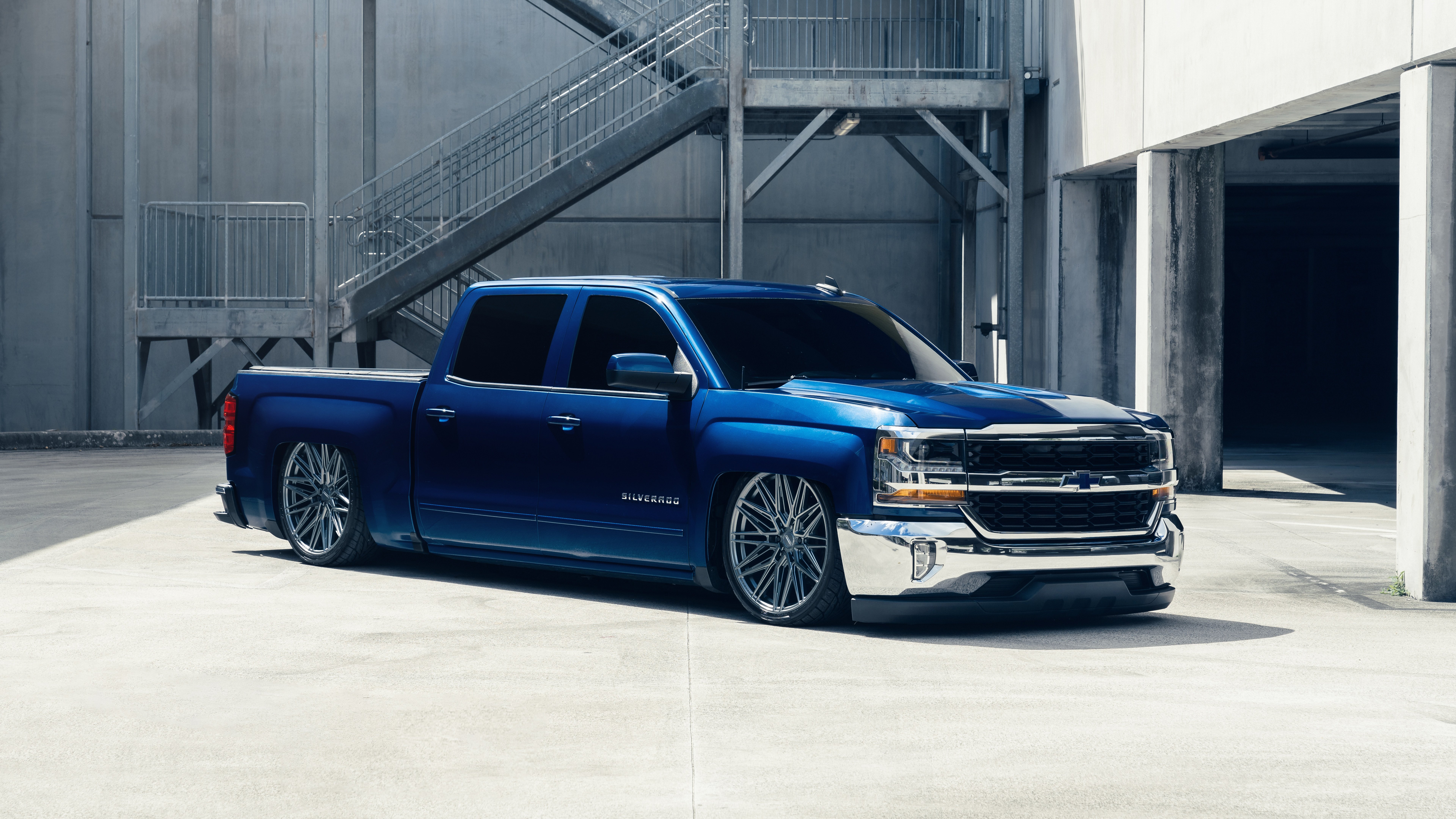 Chevrolet Silverado Wallpaper 4K, Pickup truck, Cars