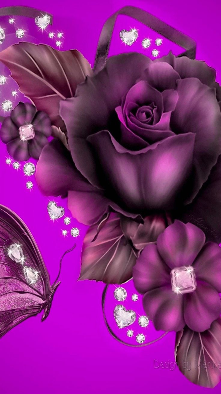 Elegant Wallpaper. Flower iphone wallpaper, Flower background wallpaper, Flower wallpaper