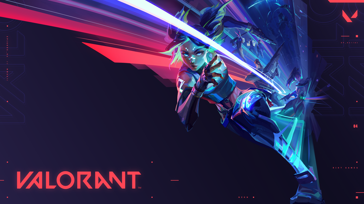 VALORANT: Neons of an Immortal player