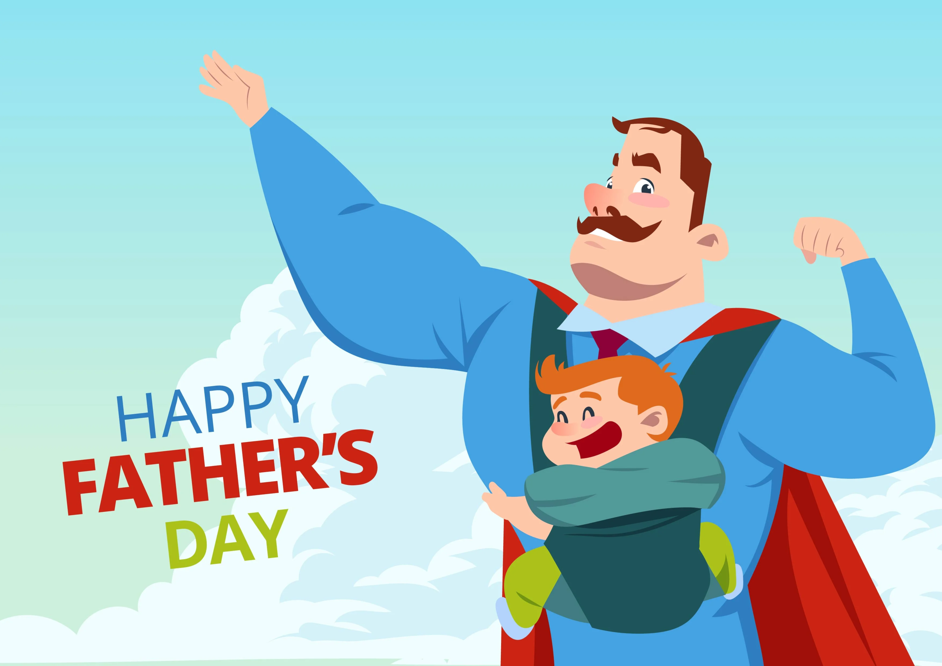 My dad is my superhero, Happy Fathers Day Gallery HD Wallpaper