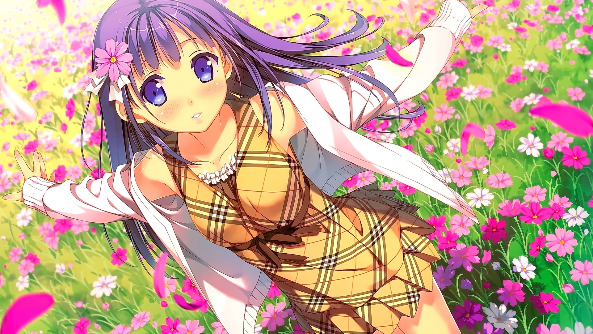 Anime Cute Flower Wallpapers - Wallpaper Cave