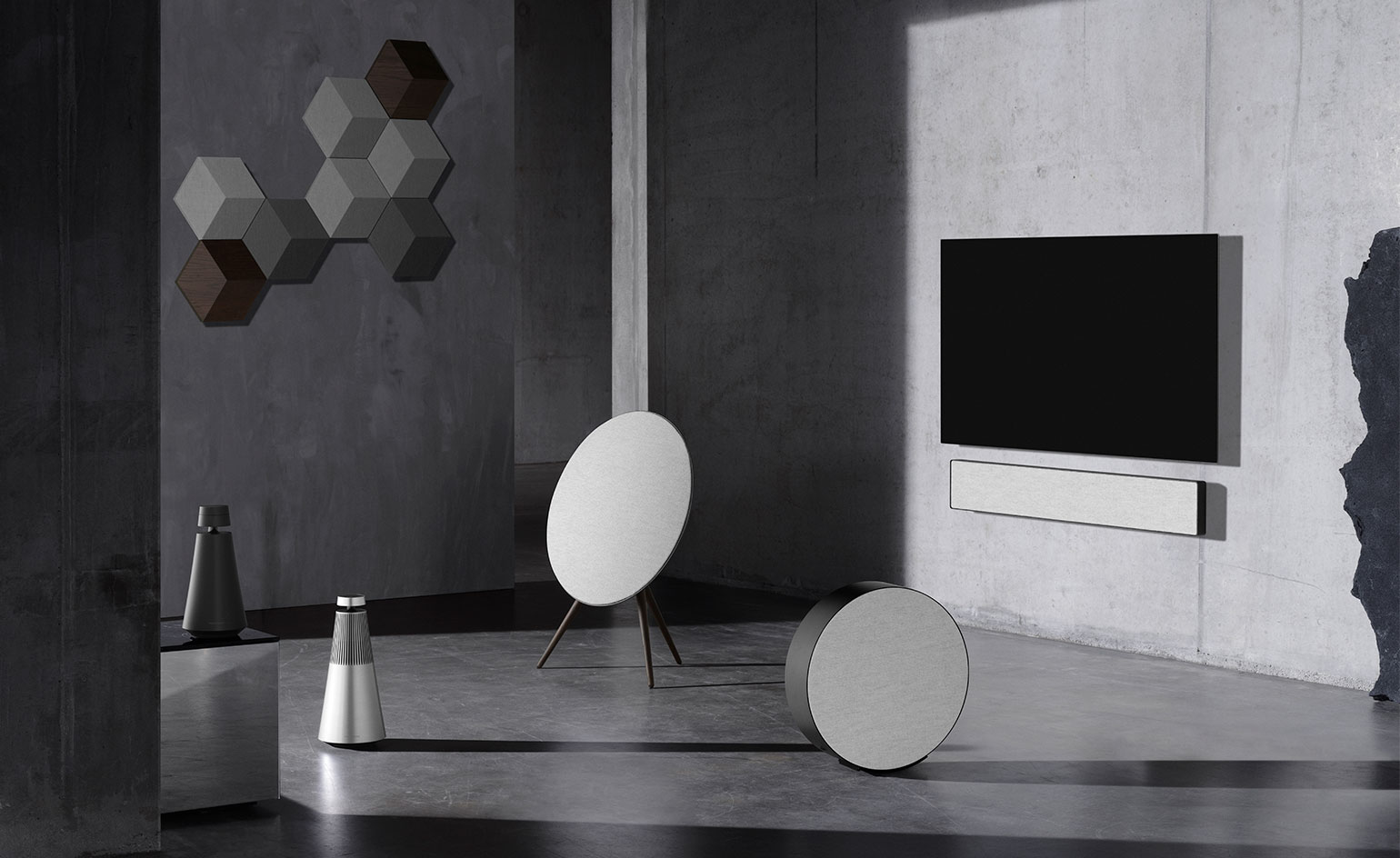 Bang & Olufsen take speakers out of the box