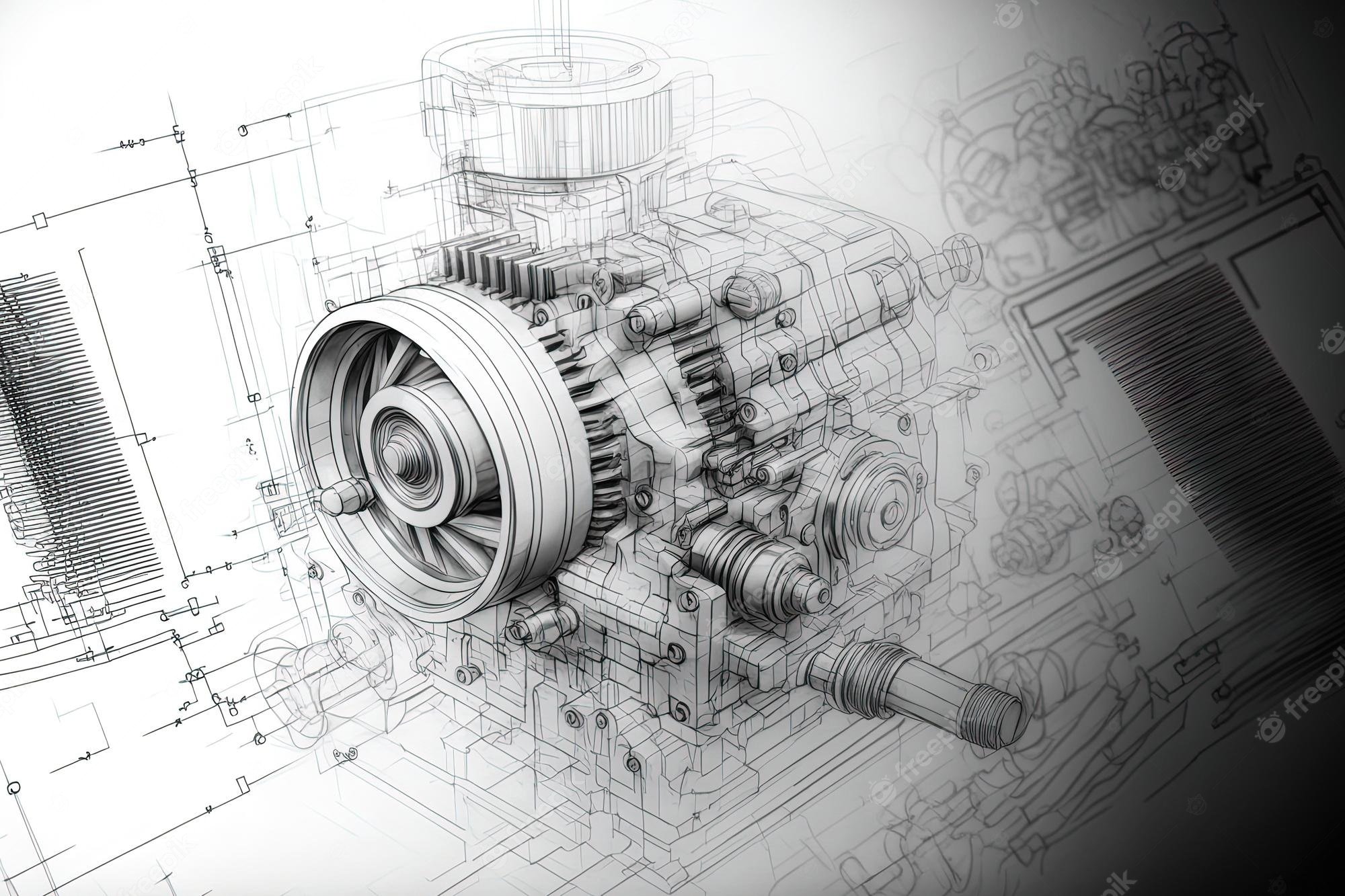 Mechanical Drawing Image