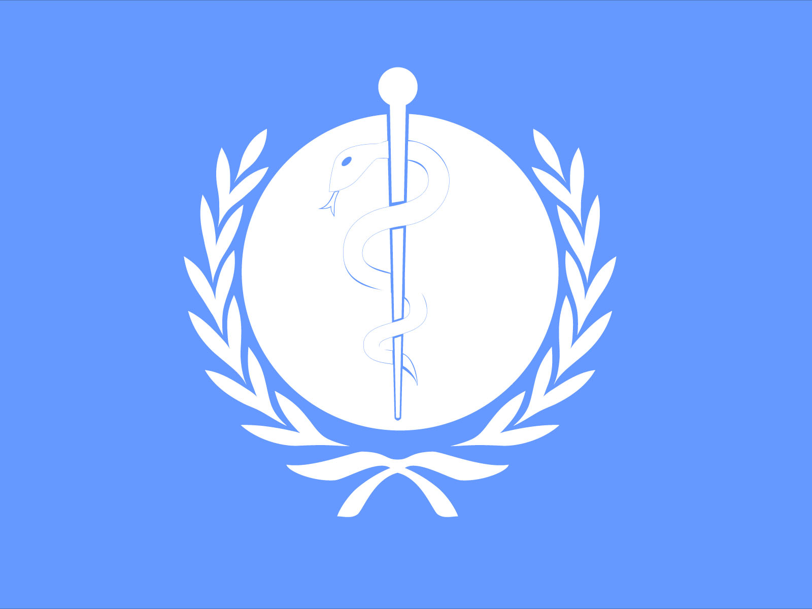 World Health Organization Background. Blue, Design, Health. Free PPT Grounds