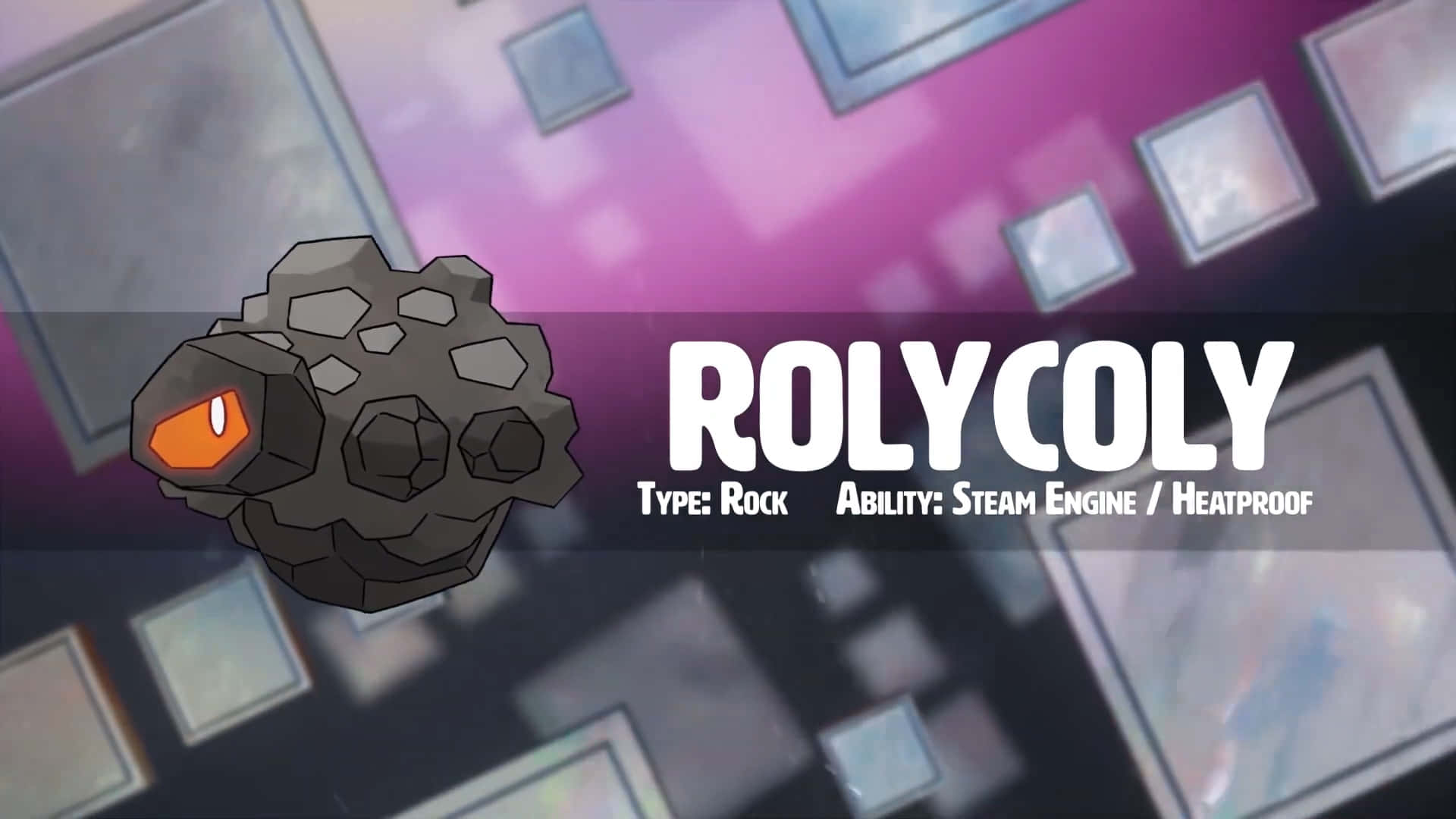 Download Rolycoly A Rock Type Pokémon Wallpaper