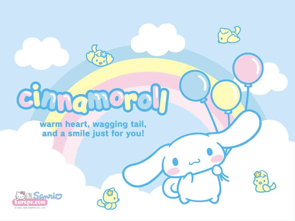 Wallpaper / 480P, hello, kitty, hd, rainbow, cinnamoroll, sanrio, Sweet, art, anime free download