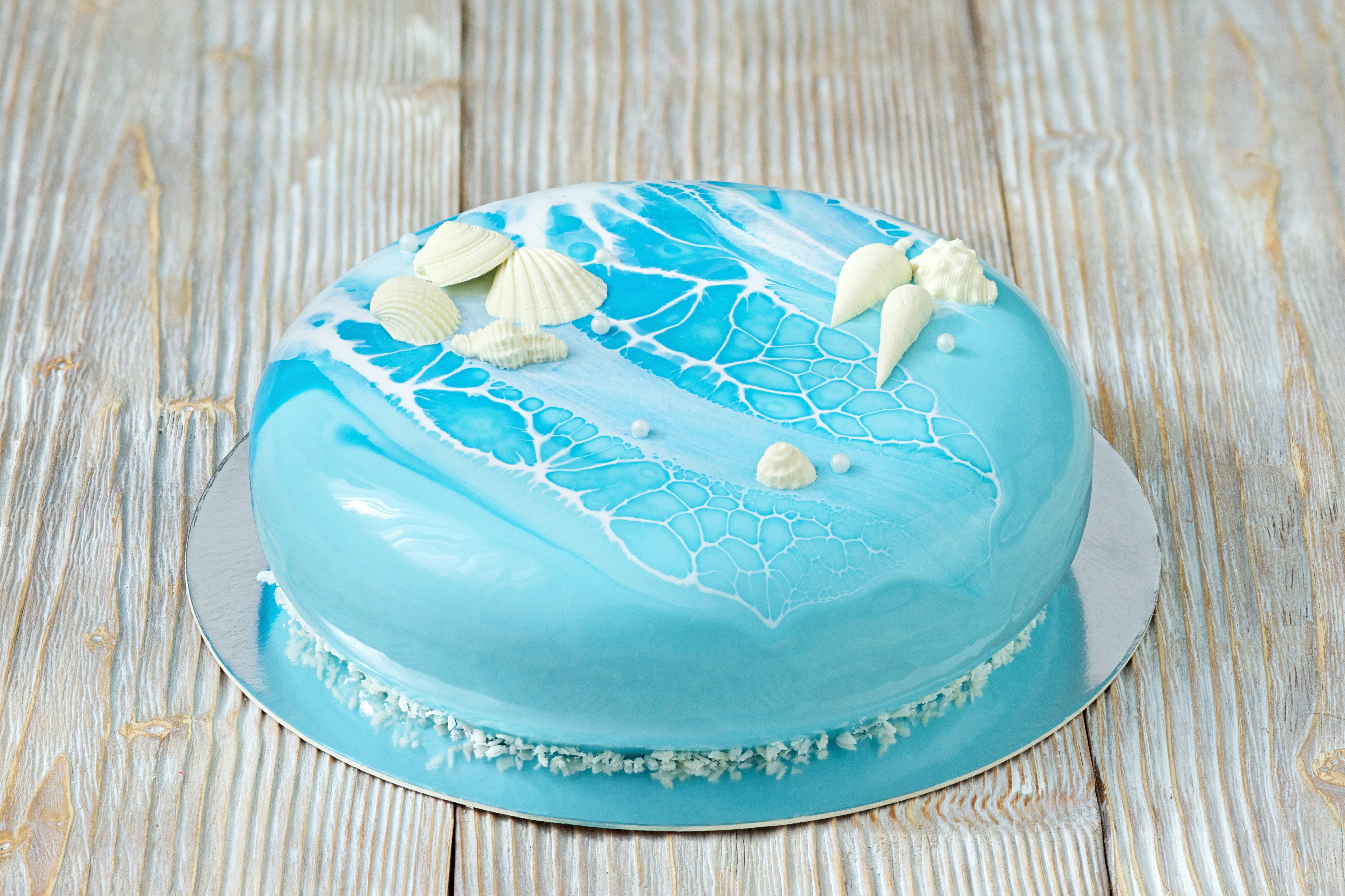 3 Tier Baby Blue Quinceanera Cake - CakeCentral.com