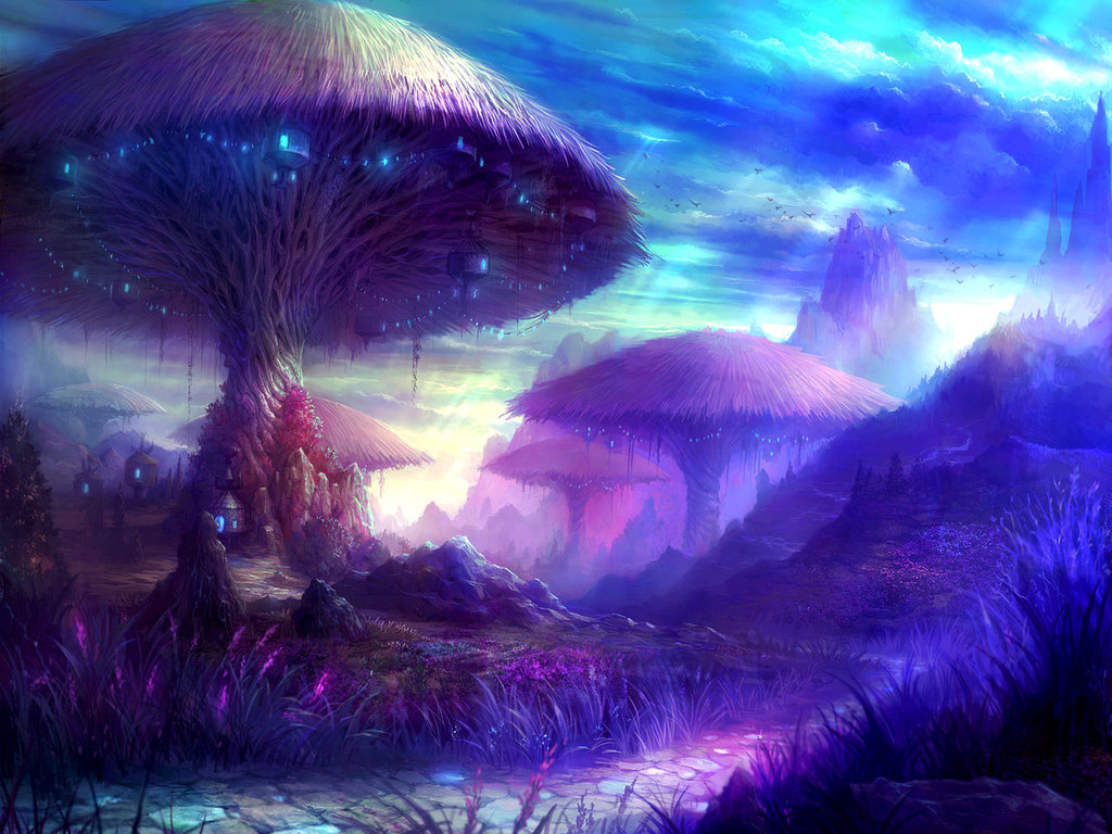 Mushroom Forest. Way of the Dark Elf