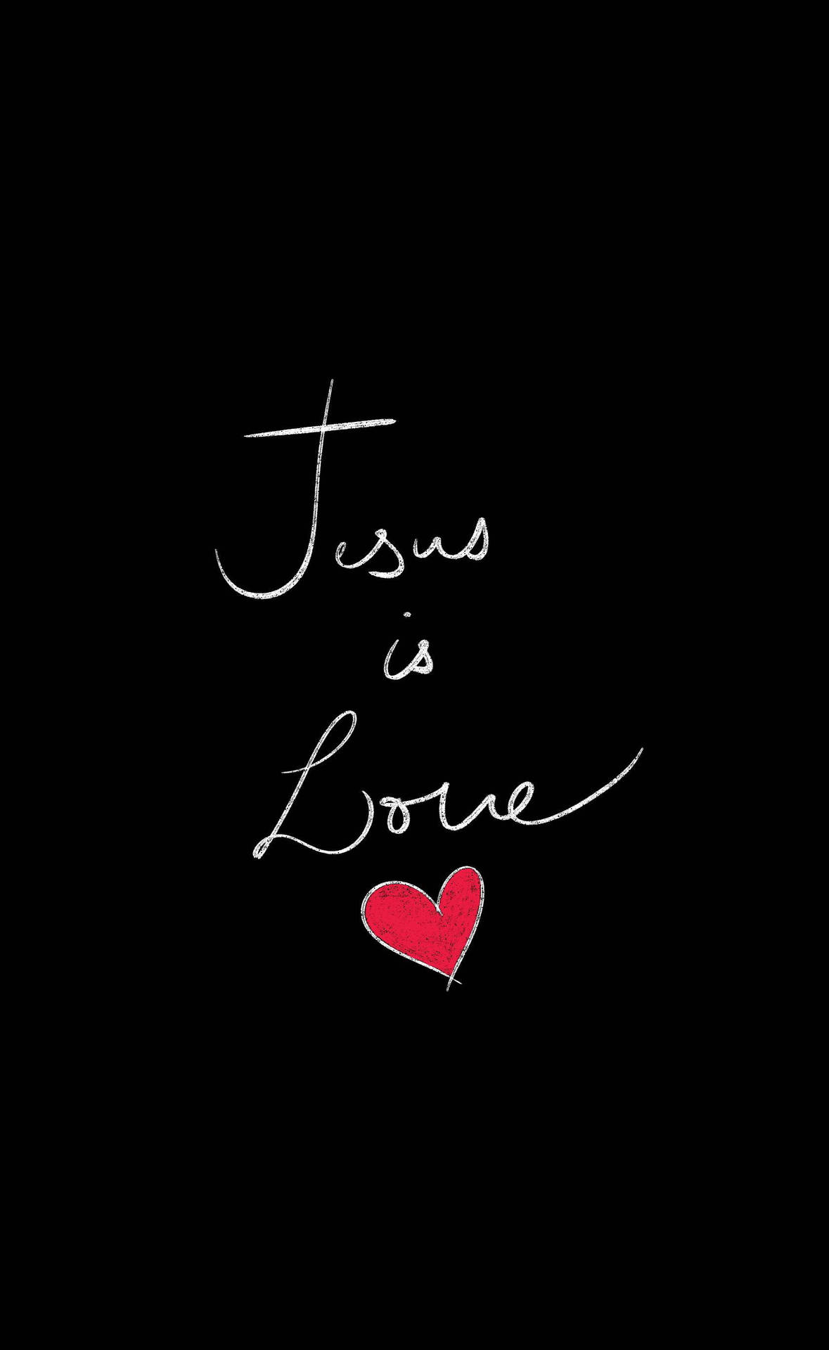 Download Heart Icon I Love Jesus iPhone Wallpaper