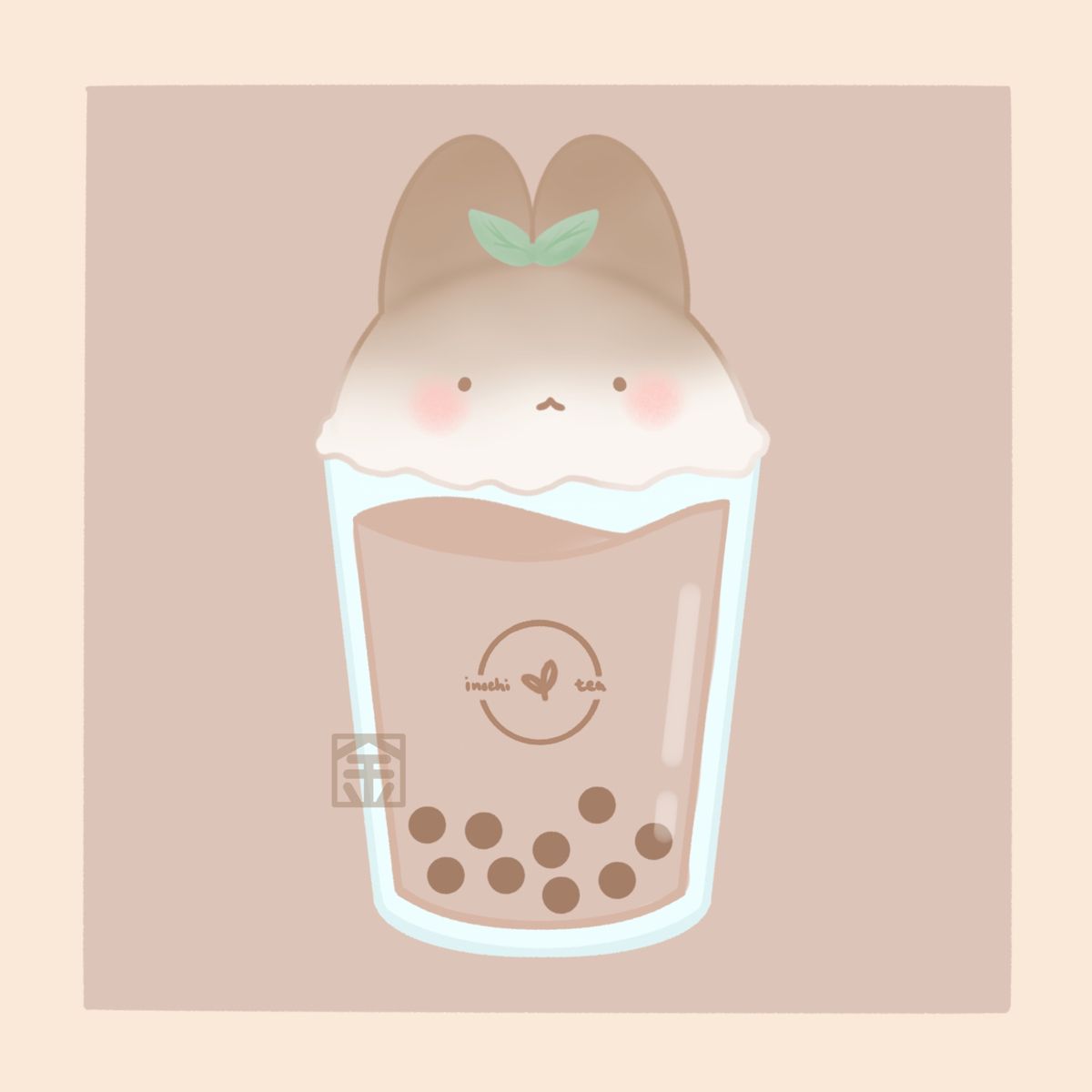 Kawaii Boba Tea. Tea wallpaper, Wallpaper iphone cute, Tea art