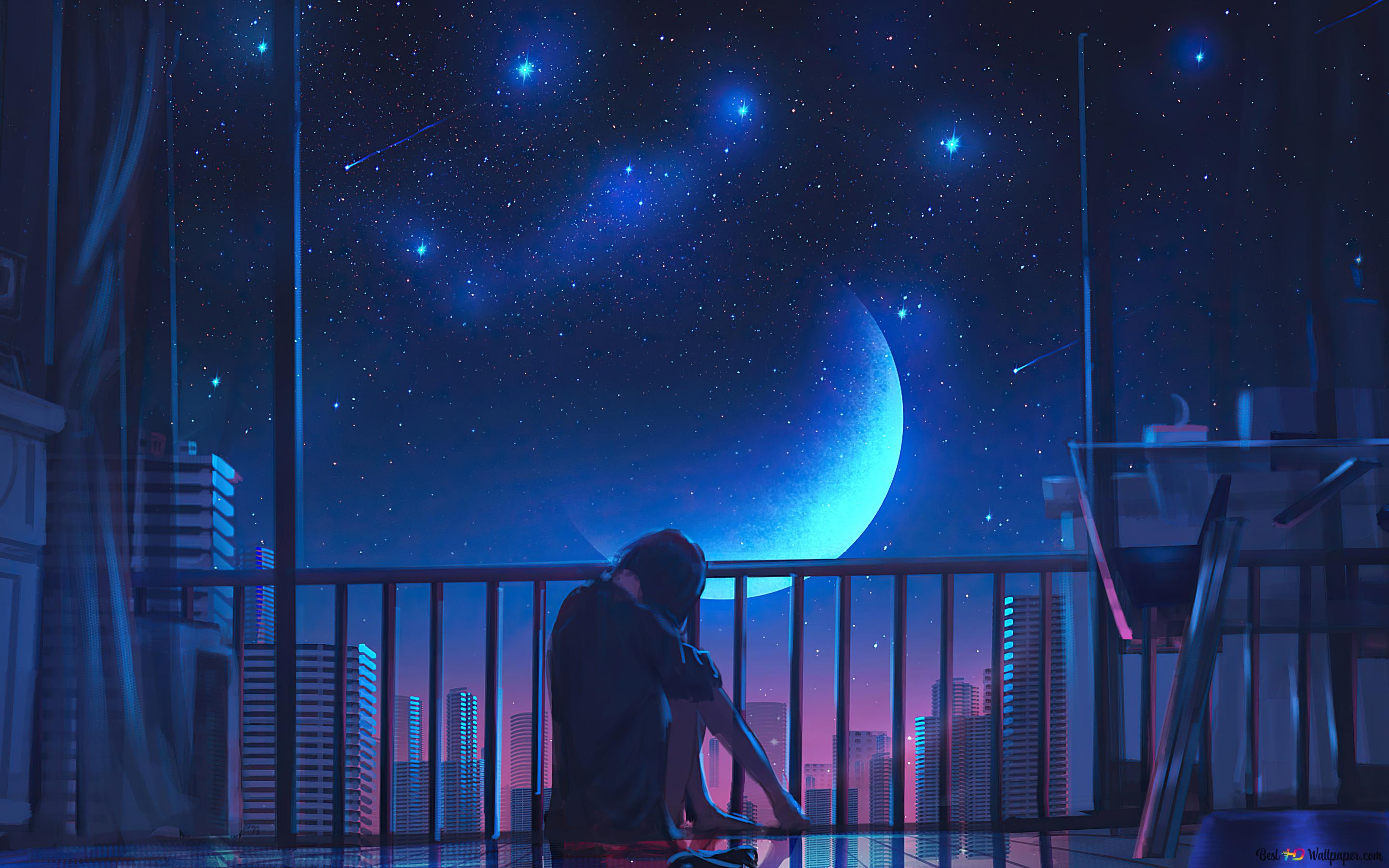 Alone Boy Night Wallpapers - Wallpaper Cave