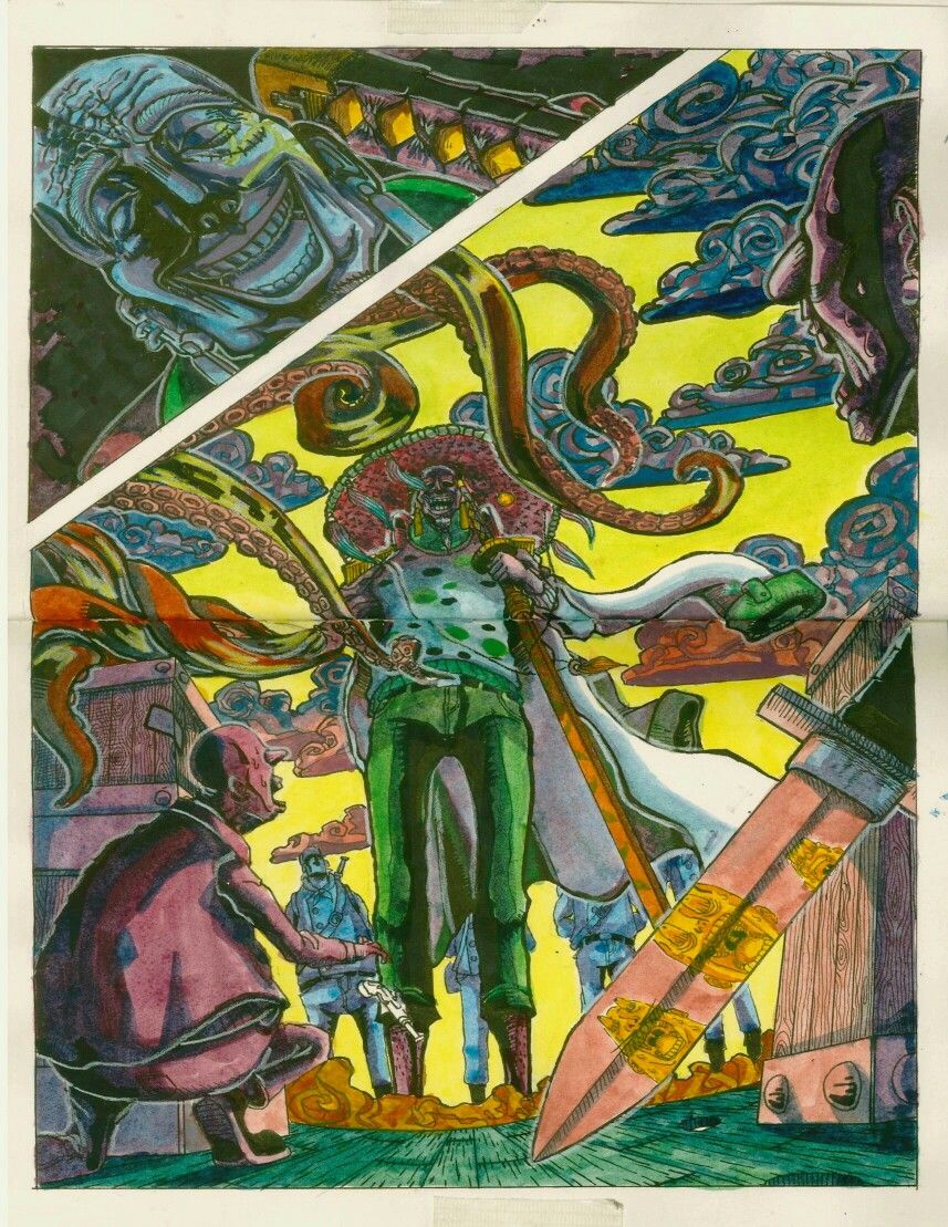 One Piece Ryokugyu Comic Panel. Comic panels, Drawings, Anime