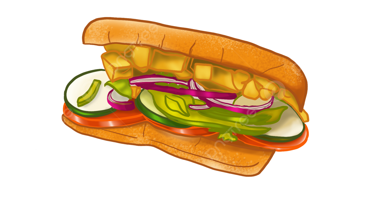 Subway Sandwich PNG Transparent Image Free Download