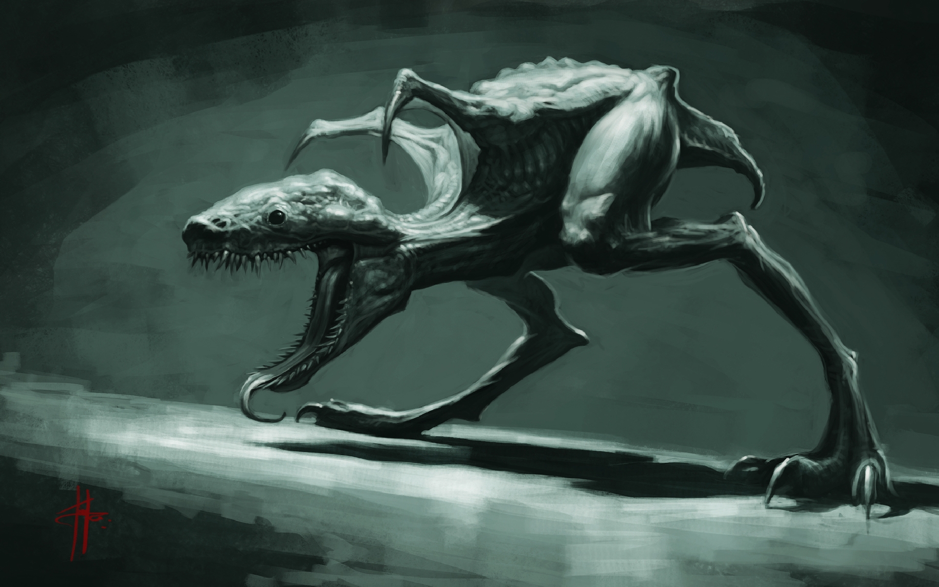 Free download Dark Creature Wallpaper [1920x1200] for your Desktop, Mobile & Tablet. Explore Creature Wallpaper. Woodland Creature Wallpaper, Creature Skate Wallpaper