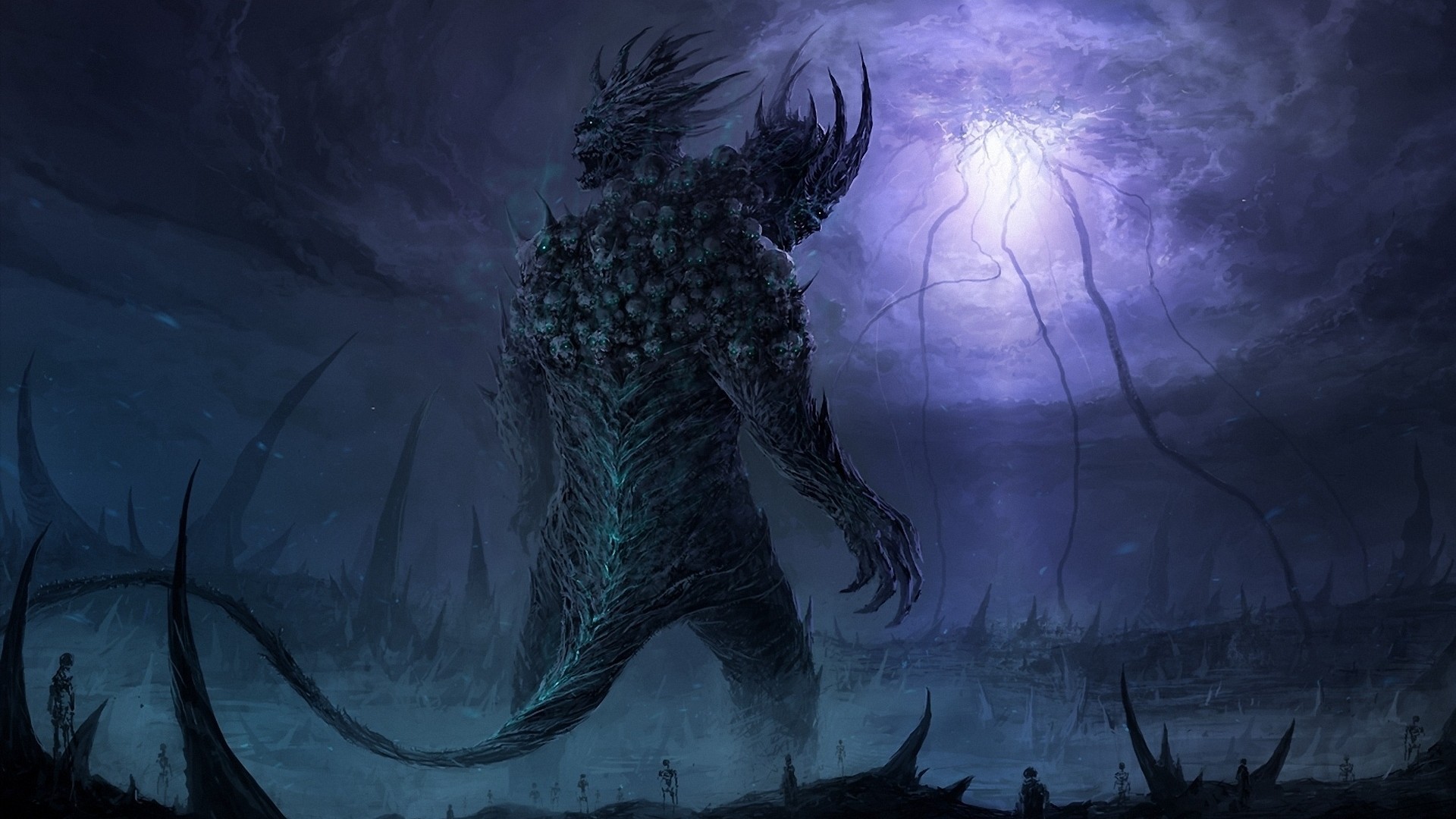 1920x1080 fantasy art dark death creature wallpaper JPG 351 kB