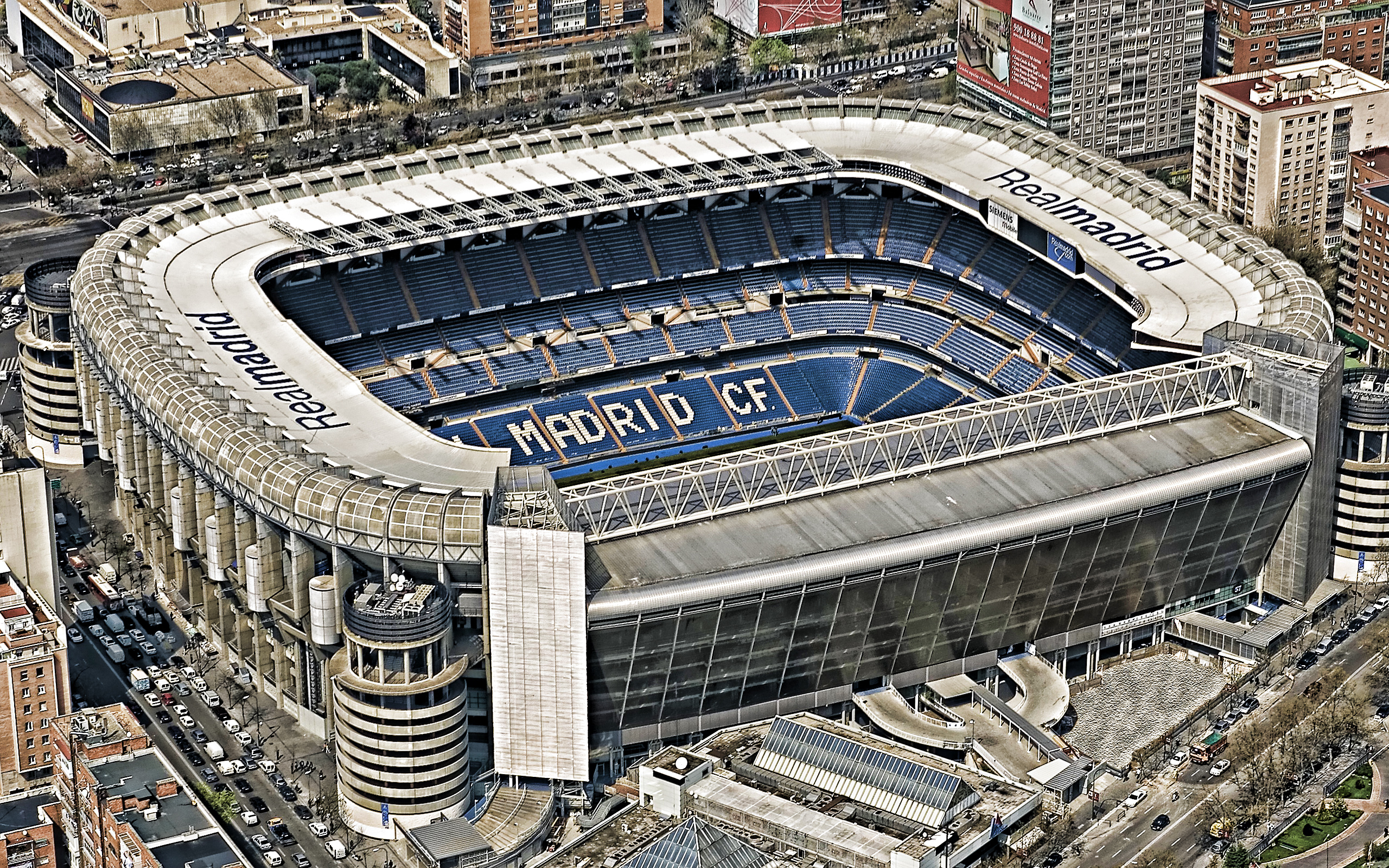 2560x1600 santiago bernabeu stadium desktop wallpaper
