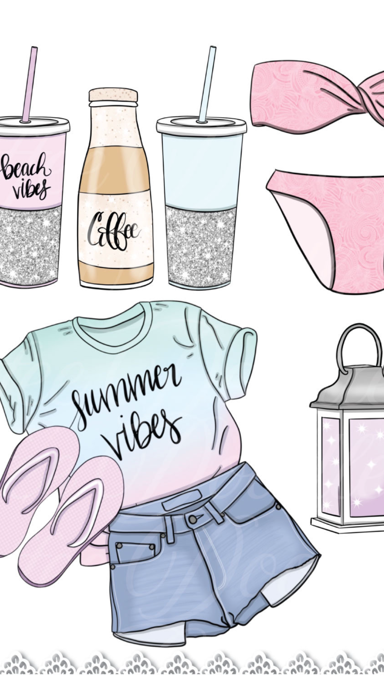 Girly Background Summer Vibes. Summer wallpaper, Beach phone wallpaper, Pretty wallpaper
