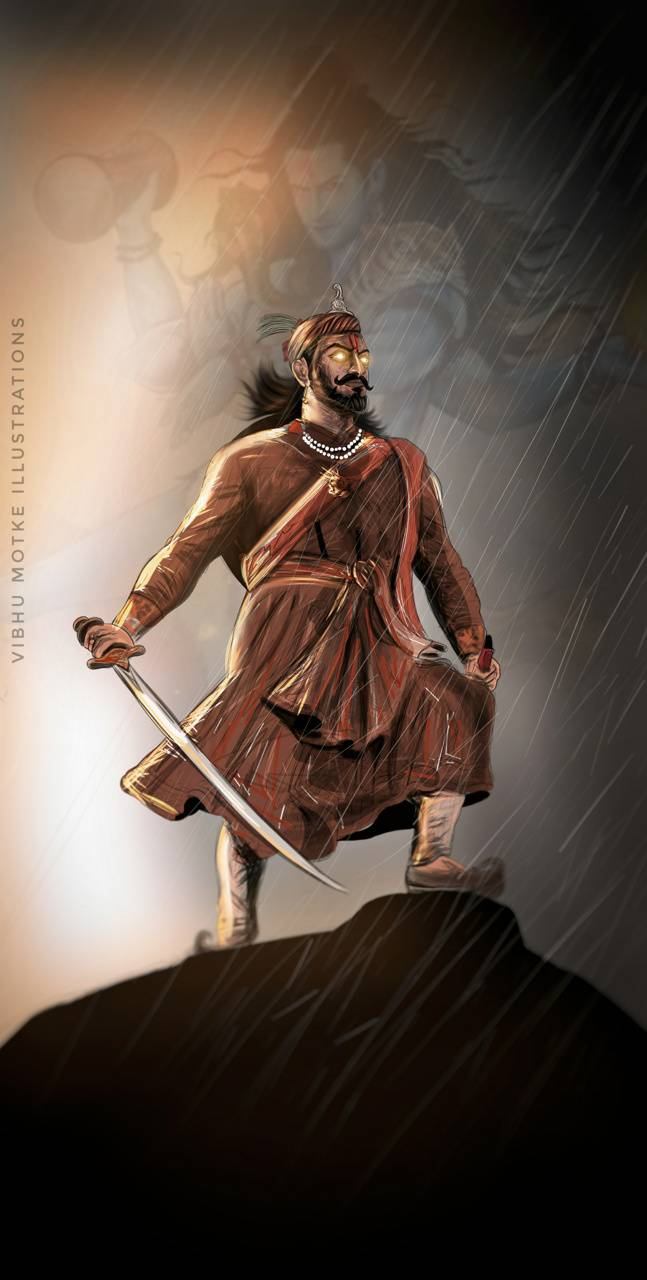 sambhaji maharaj wallpaper by vibhumotke. Warriors wallpaper, HD dark wallpaper, Great warrior