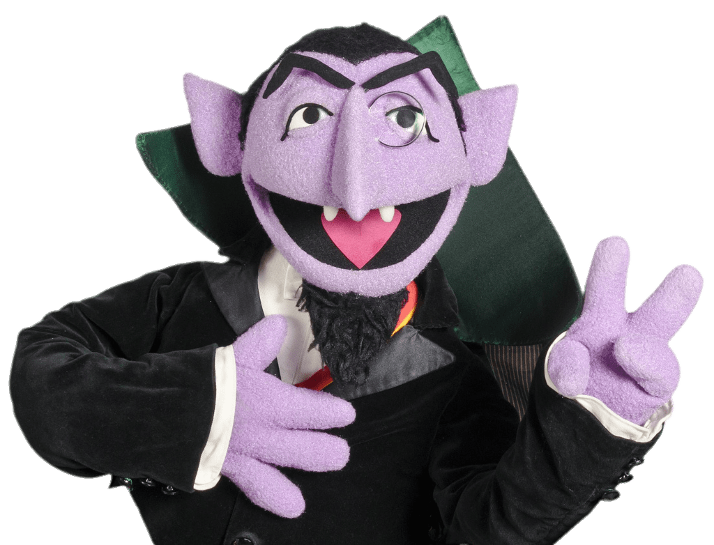 Sesame Street Count Von Count Peace Sign Icon PNG PNG and Icon Downloads